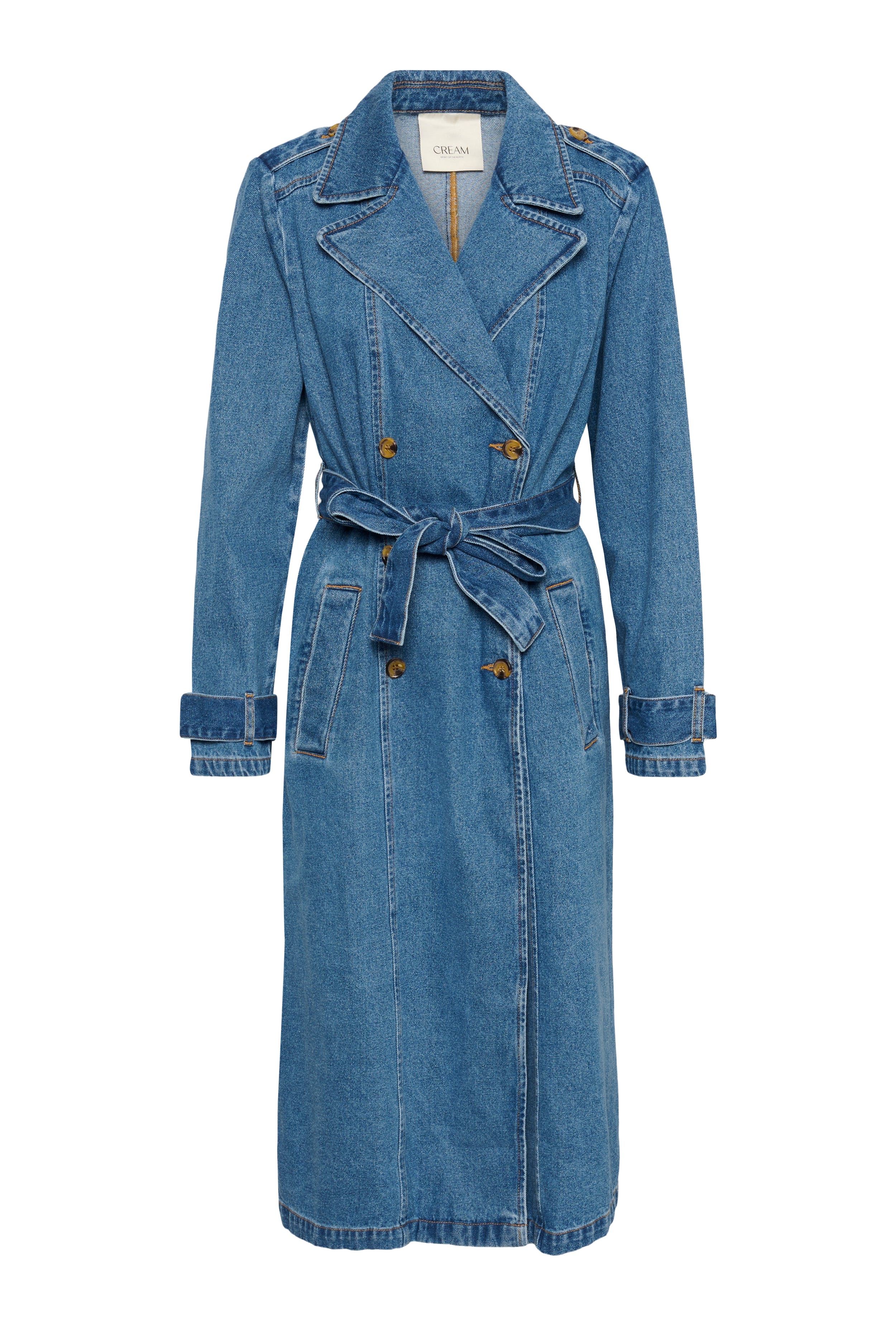 CRMika Denim Trenchcoat PACK FRONT 10612369-104047