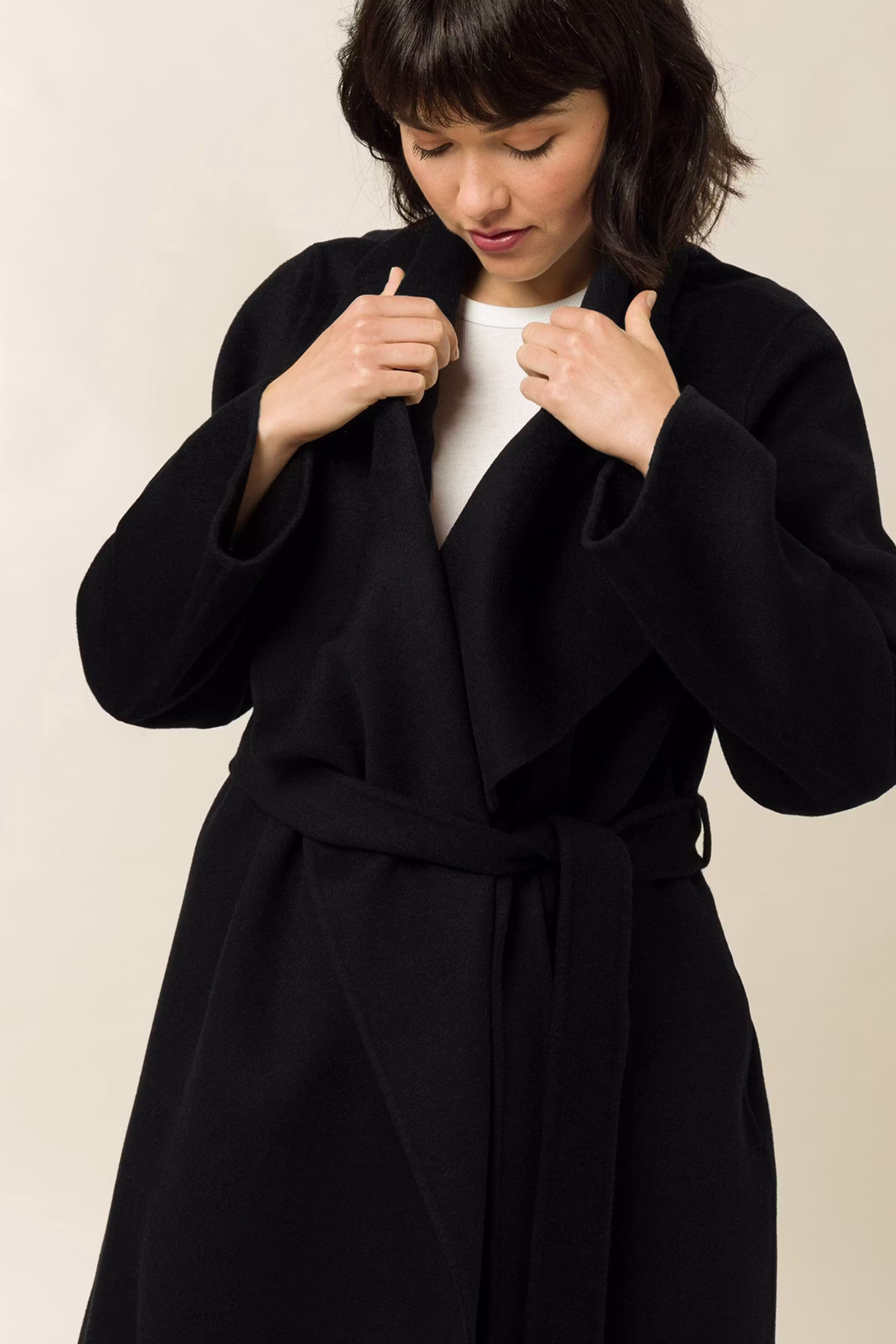 IOCARRIE Frakke LOOKBOOK DETAIL 30600211-BK999