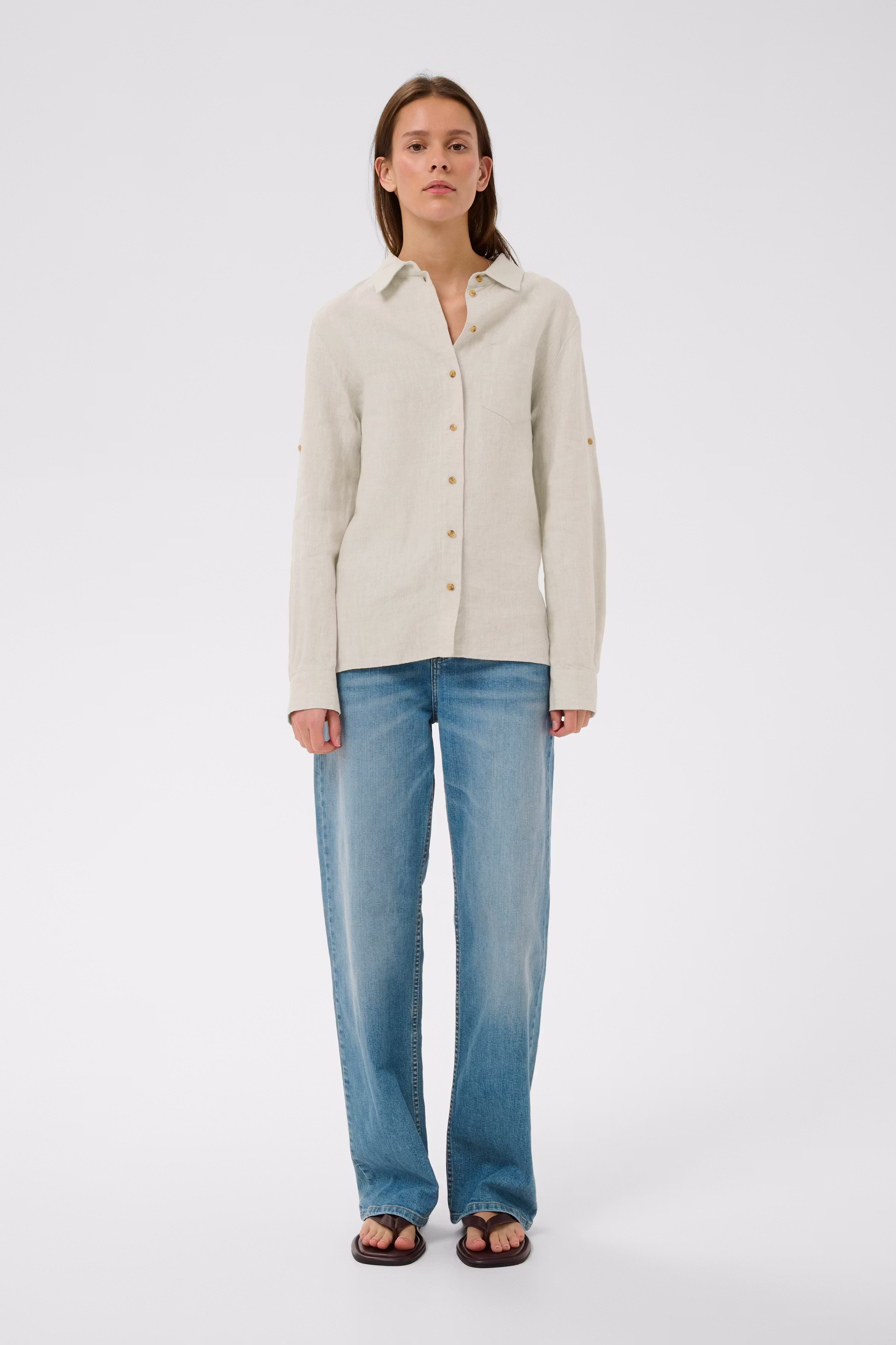 DILANAIW Classic Skjorta LOOKBOOK FRONT 30112333-1108091