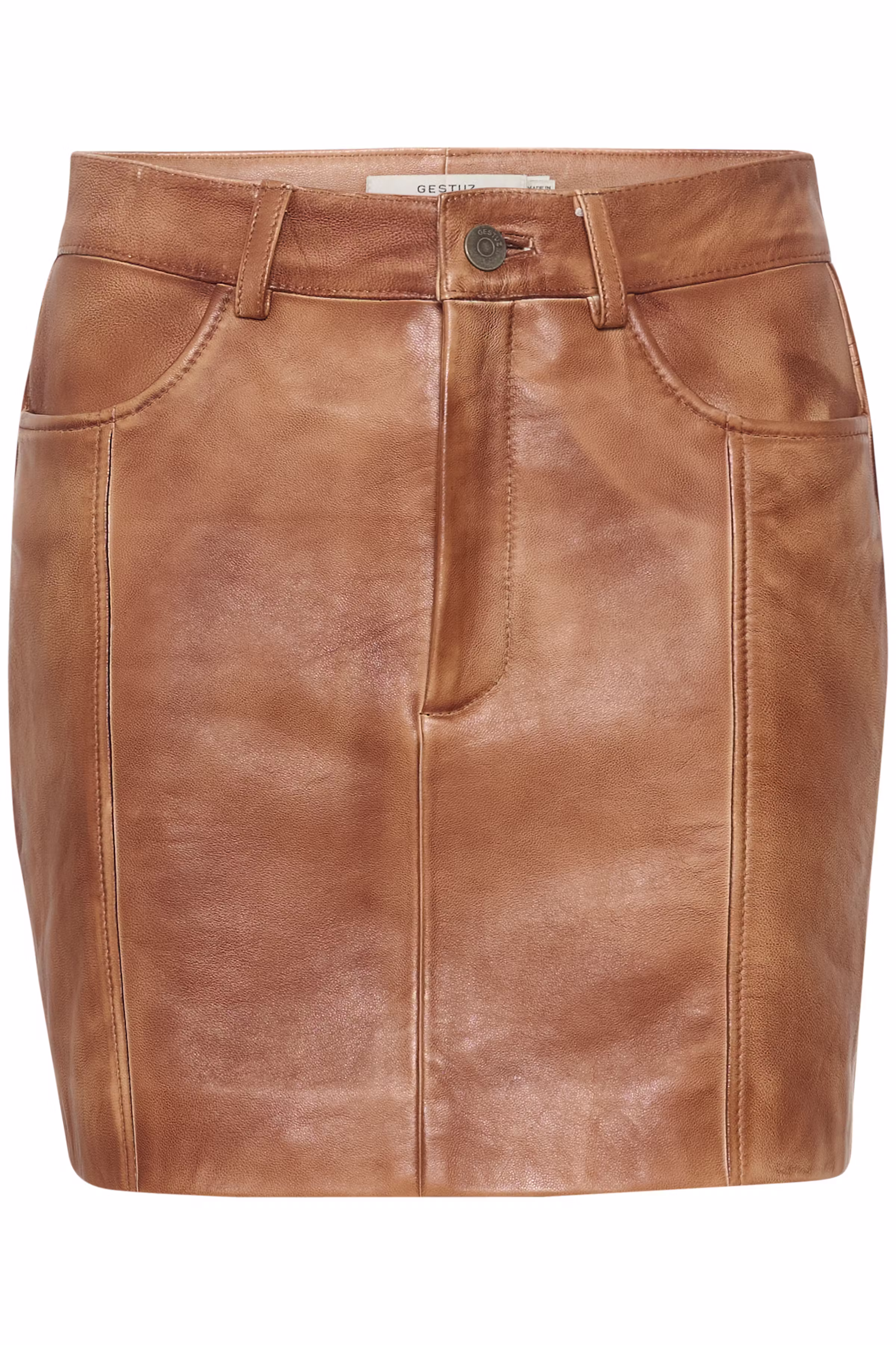 LucinaGZ Leather skirt PACK FRONT 10909246-105698