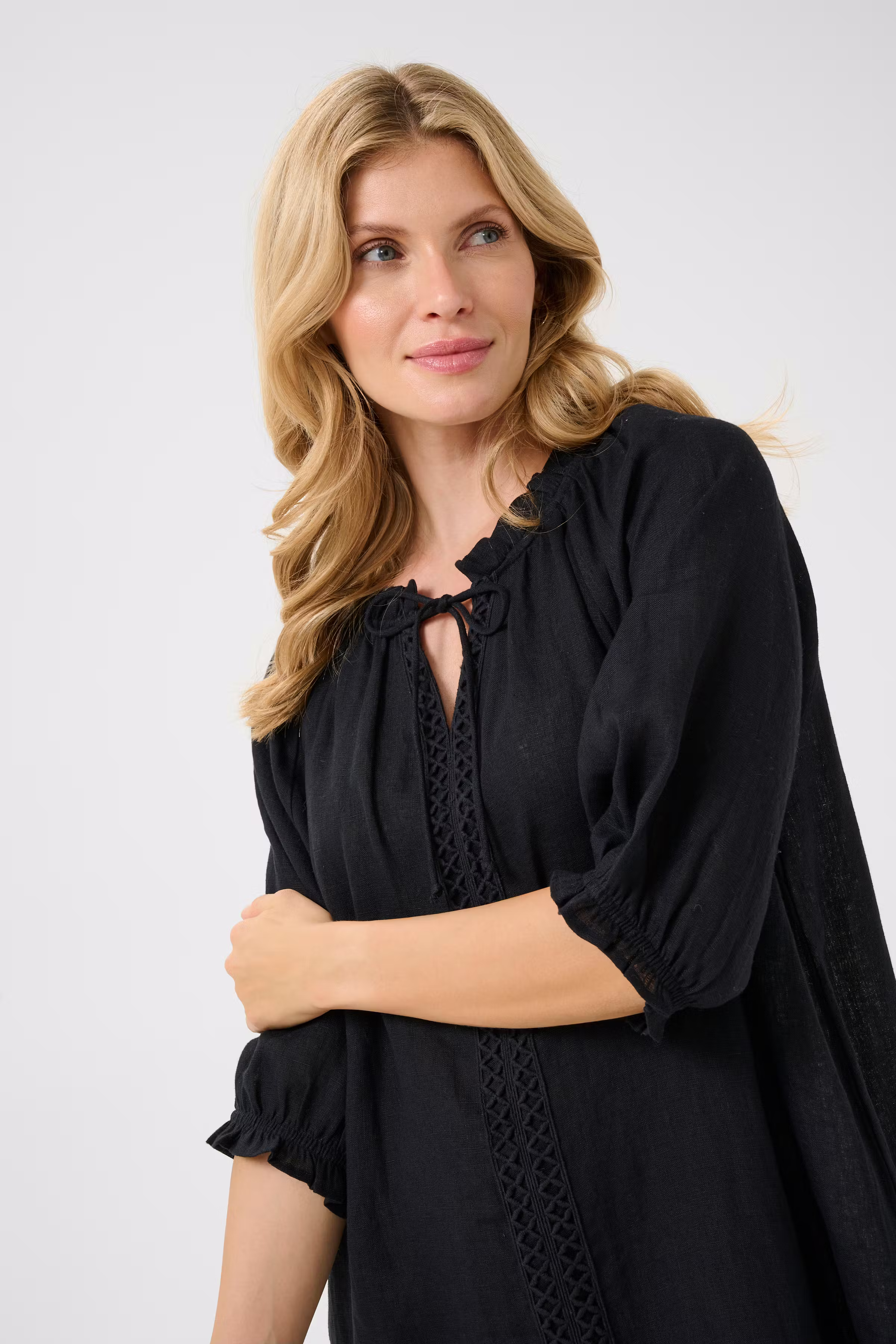 CRBellis Linnen jurk LOOKBOOK DETAIL 10613470-100120