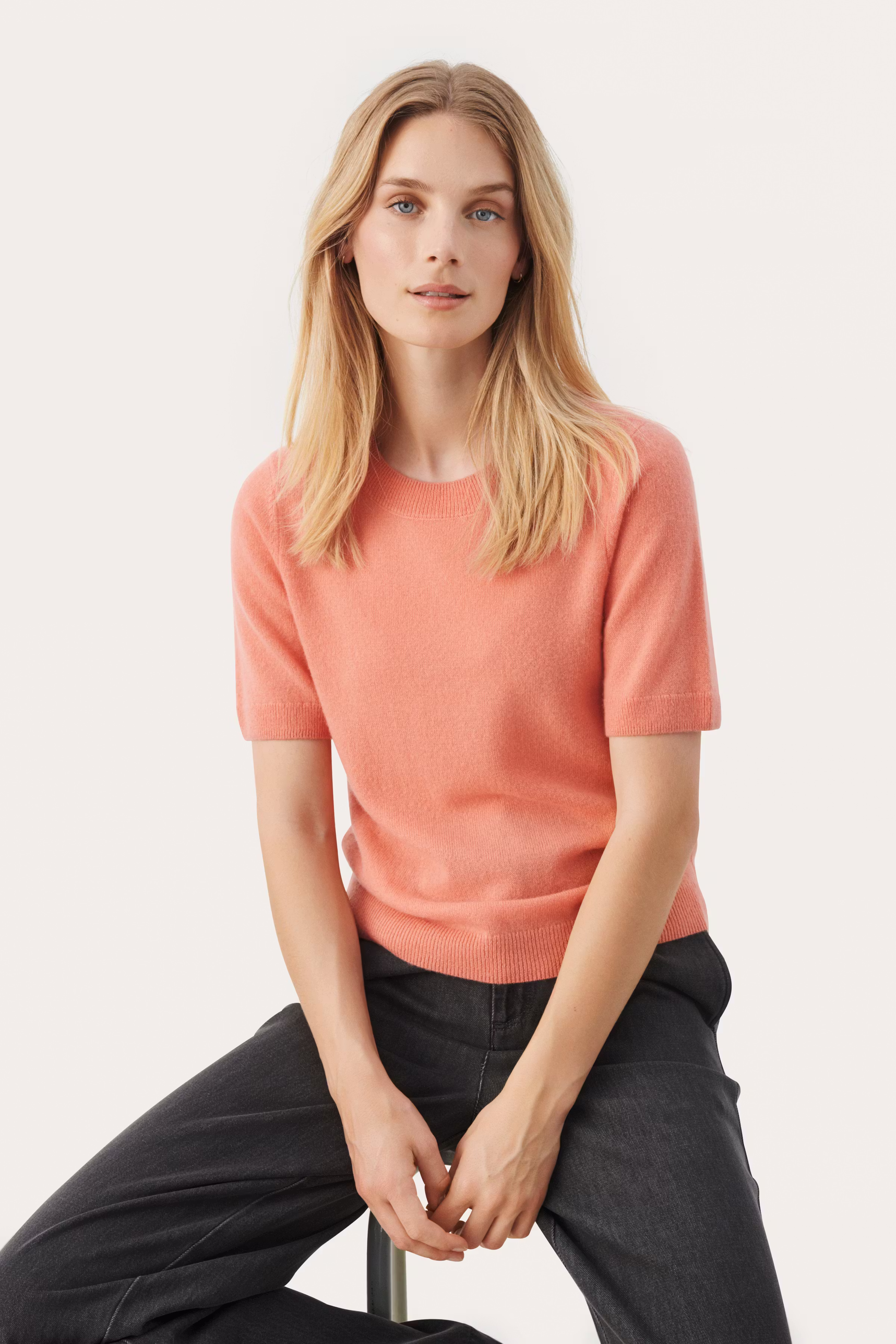 EverlottaPW Kurzarm-Kaschmirpullover LOOKBOOK FRONT 30307338-161532