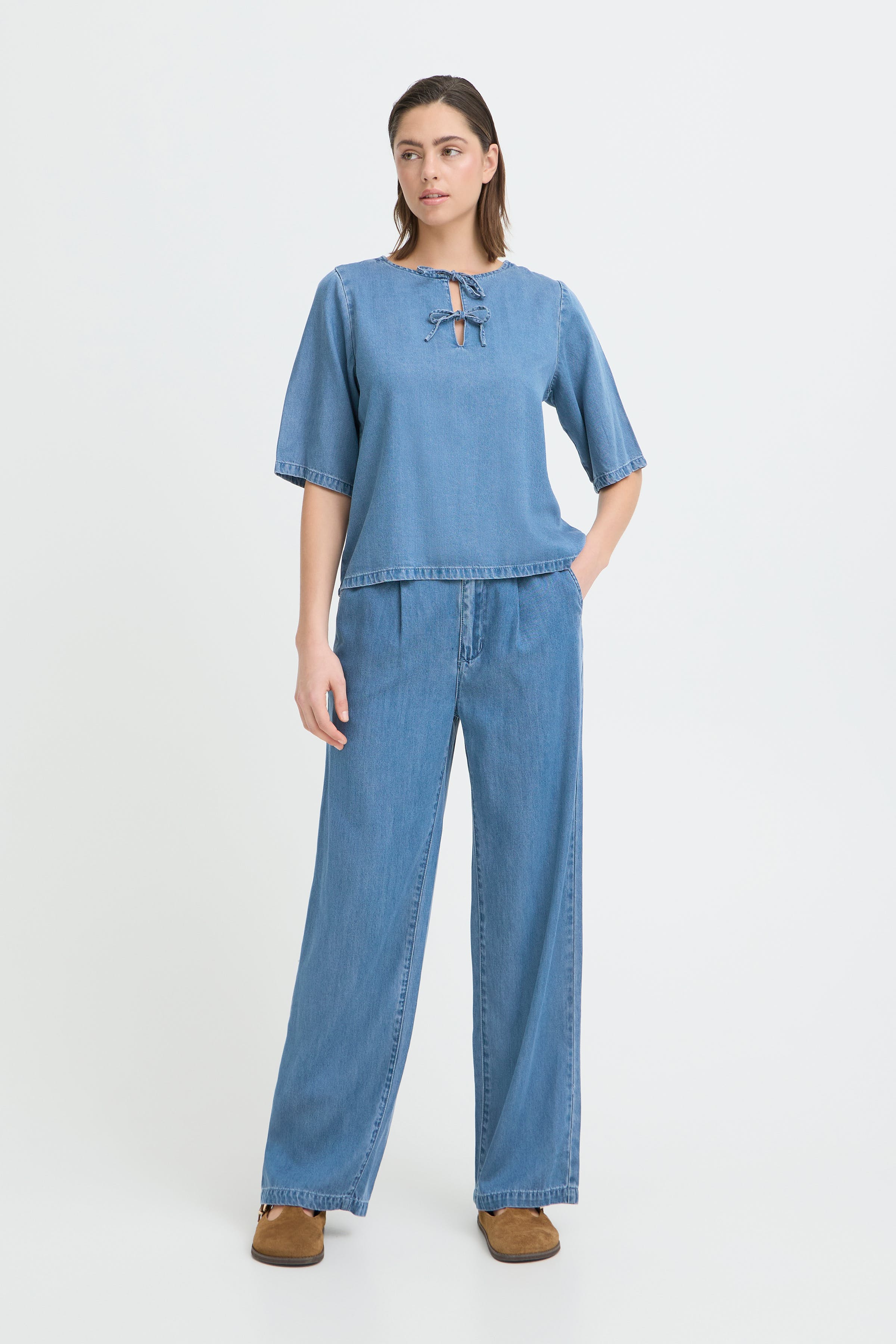 PZBLAIR Bukser LOOKBOOK FRONT 50210382-200008