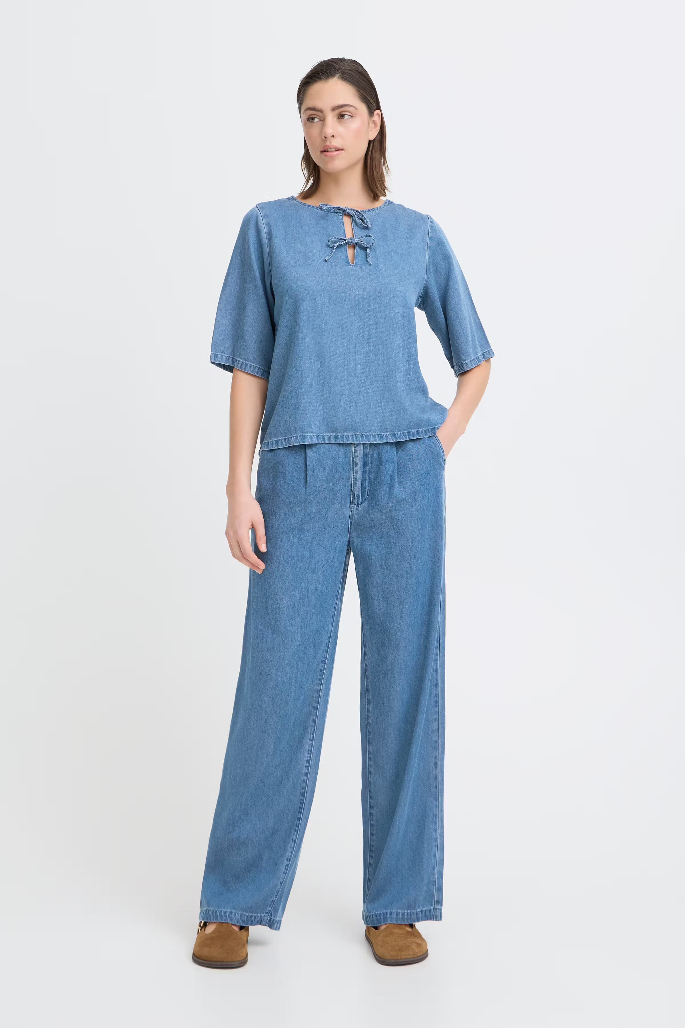 PZBLAIR Bukser LOOKBOOK FRONT 50210382-200008