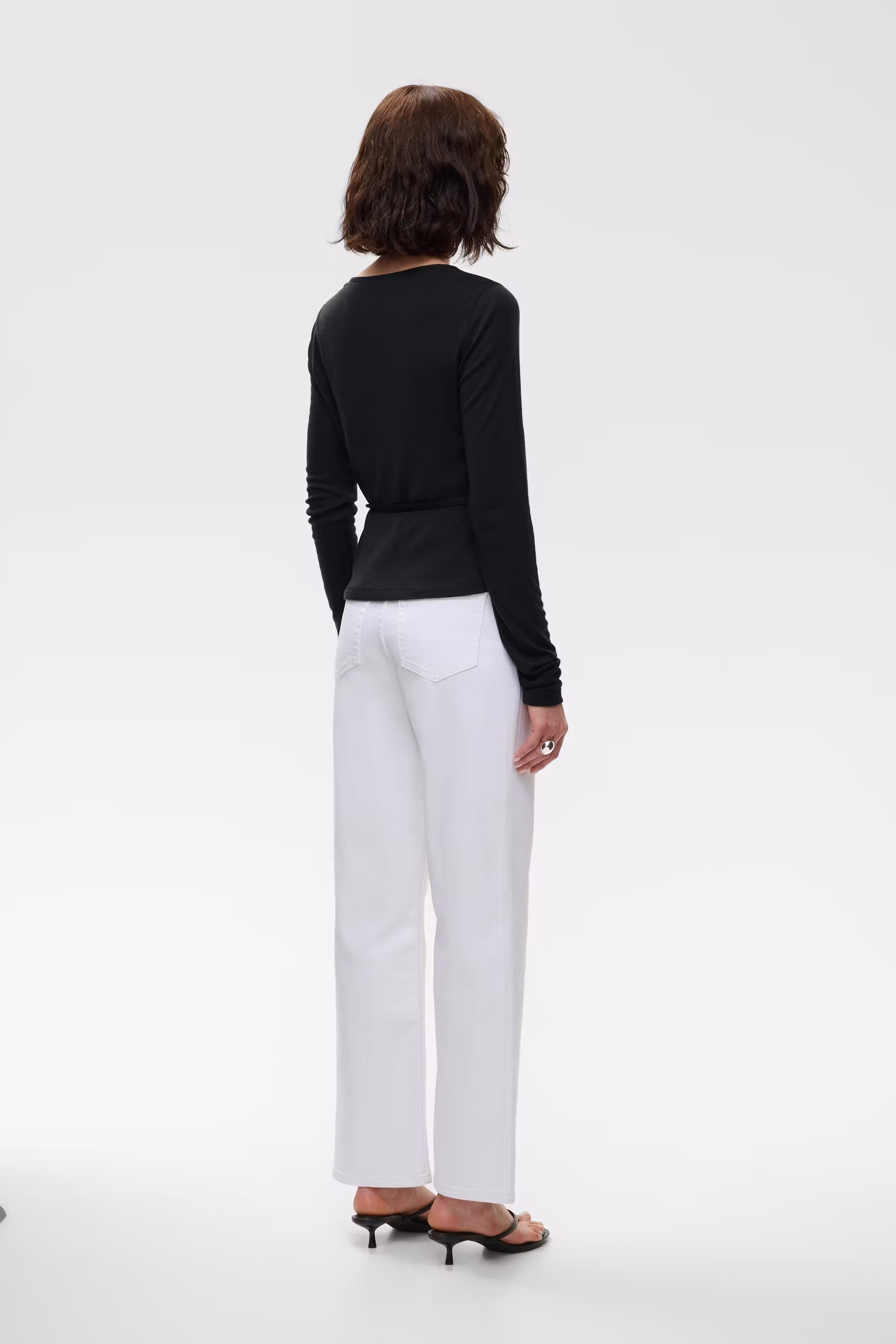 IOFINE WRAP TOP LOOKBOOK BACK 30600120-BK999
