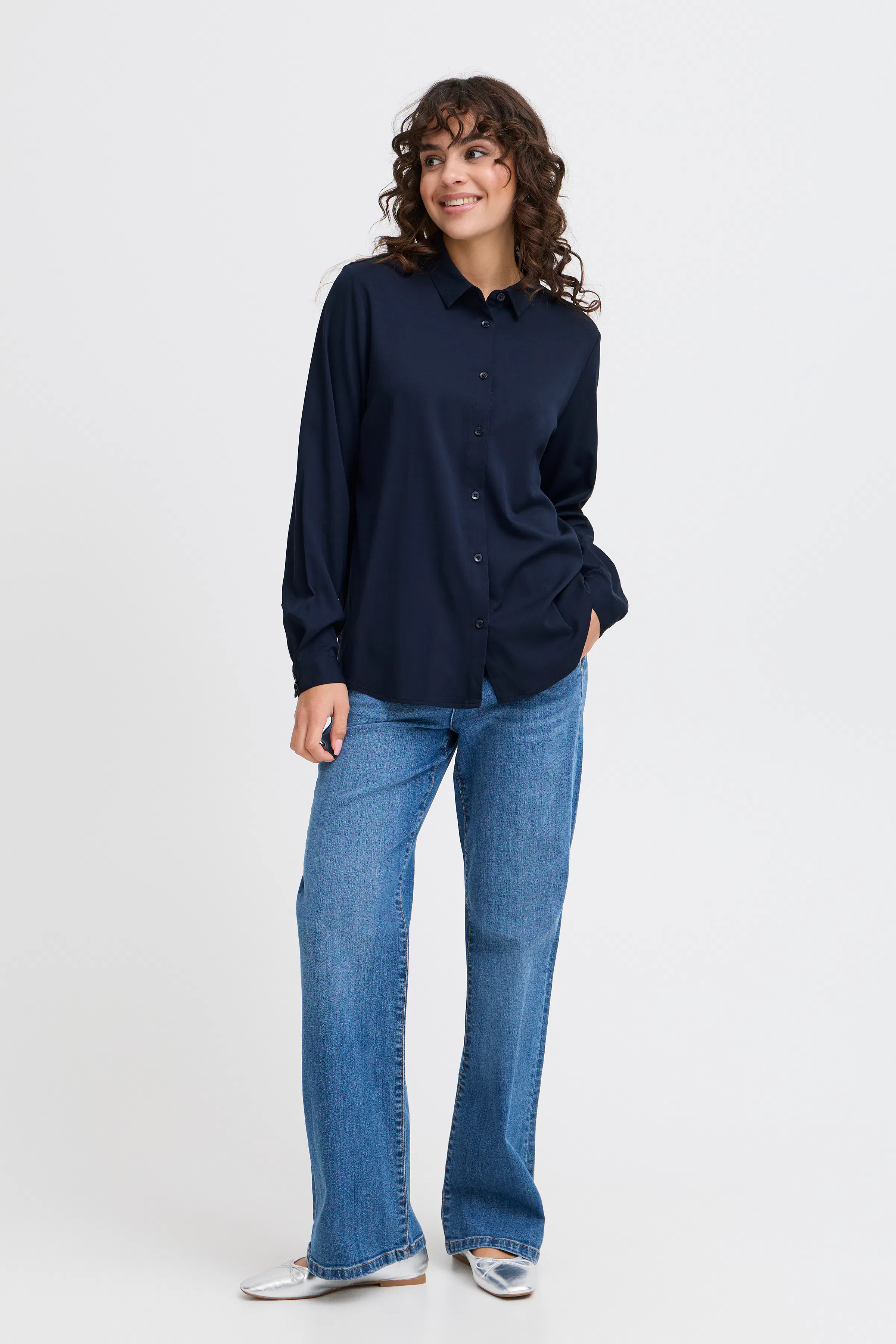 FRJUSTINA Skjorte LOOKBOOK FRONT 20614070-193923