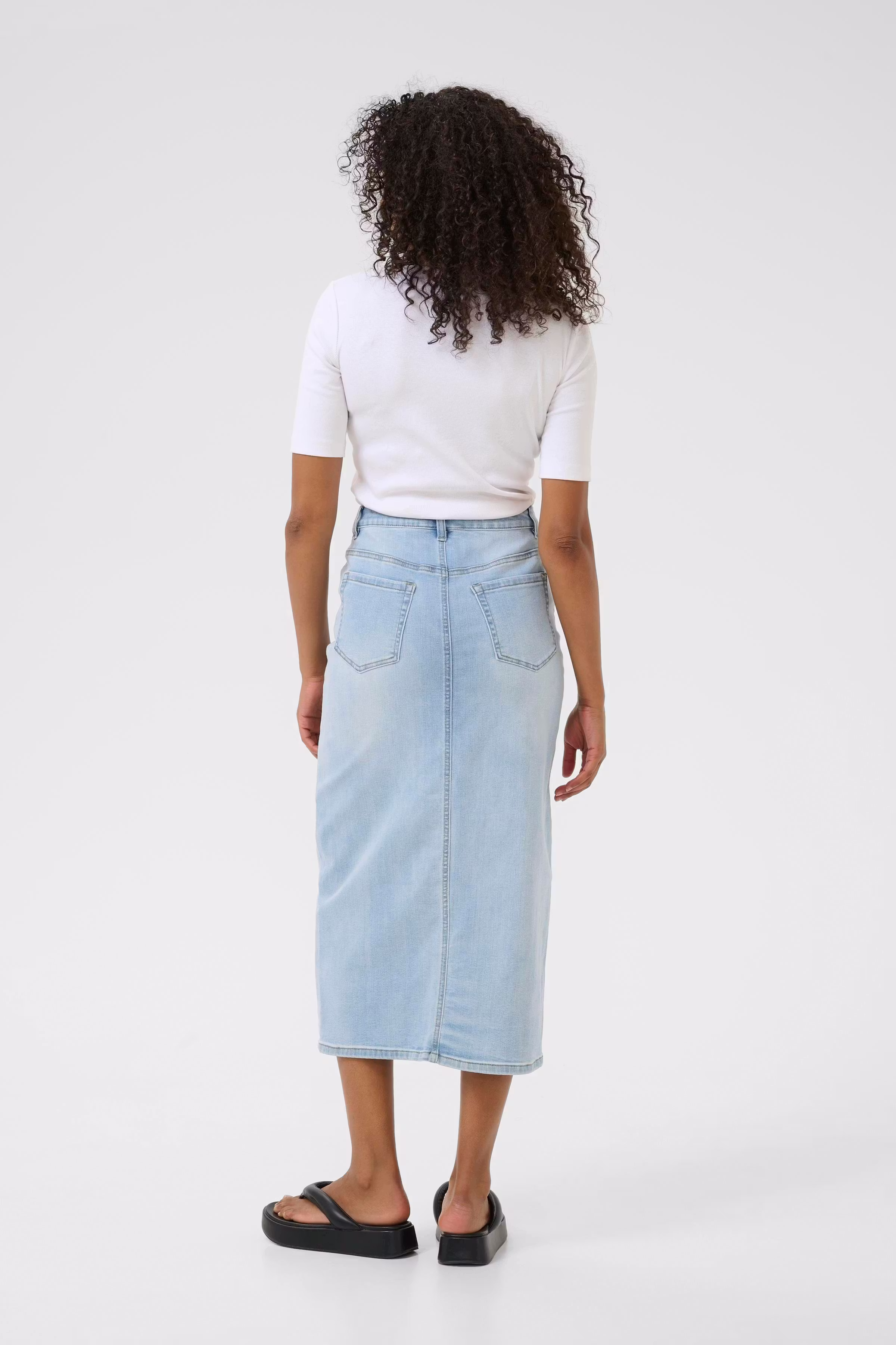 KAkarla Denimnederdel LOOKBOOK BACK 10509960-101012