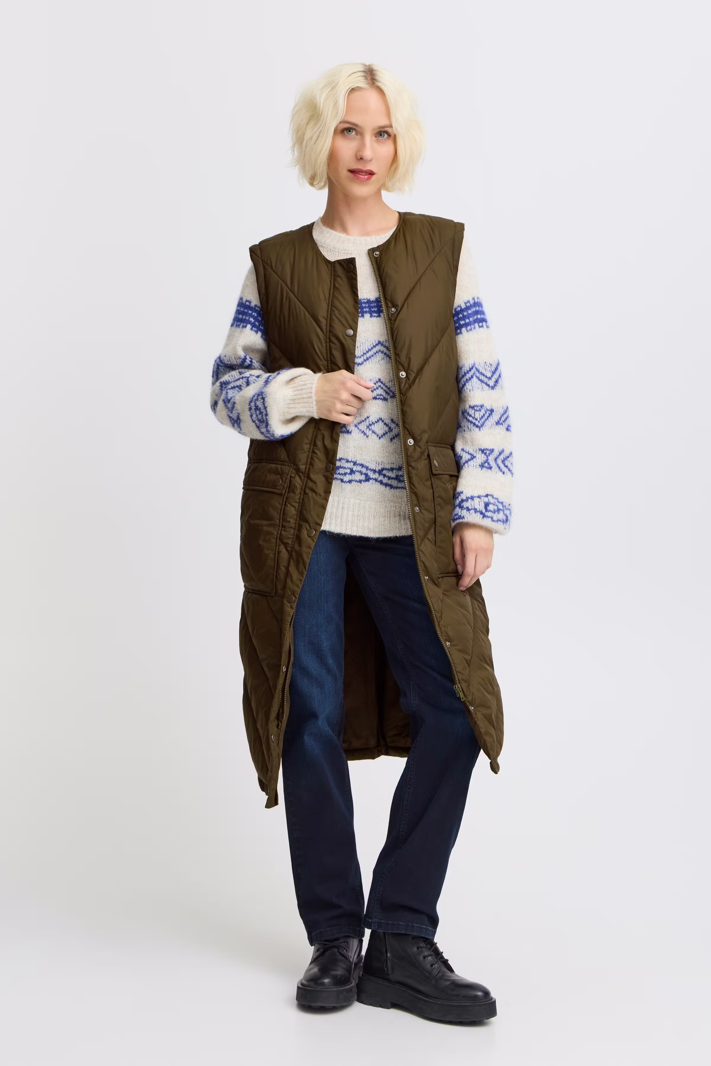 PZKATALIN Waistcoat outerwear LOOKBOOK FRONT 50208172-190614