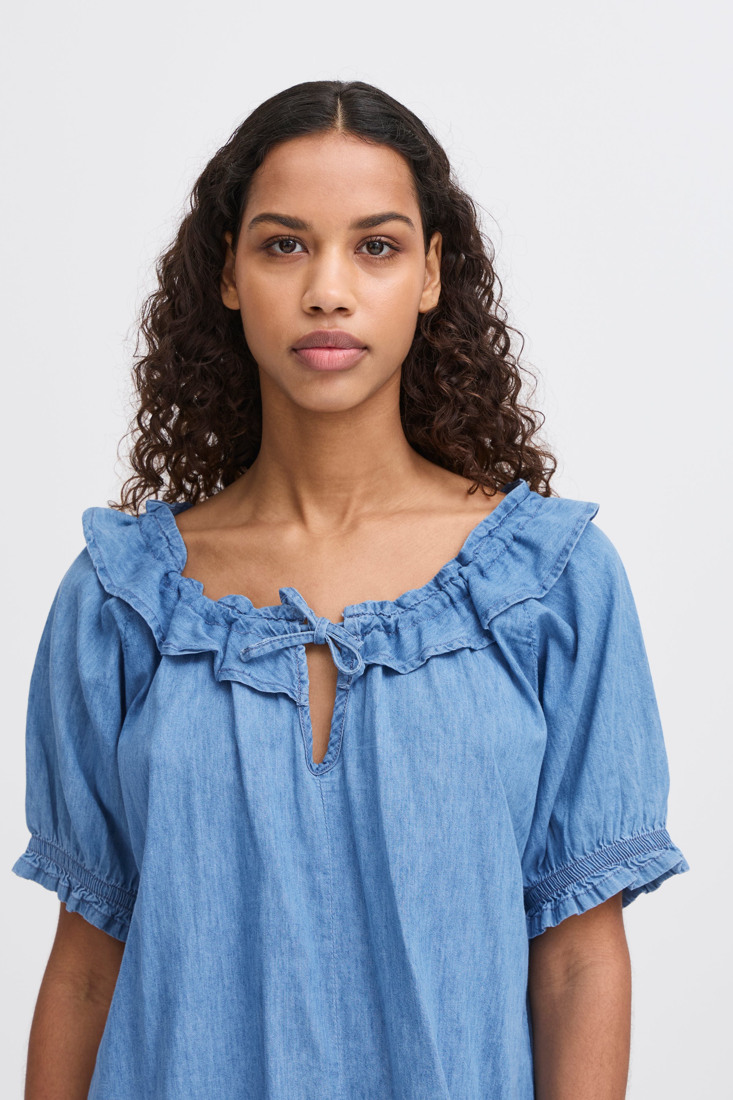 IHBARCY Kurzarm-Bluse LOOKBOOK DETAIL 20122683-204346