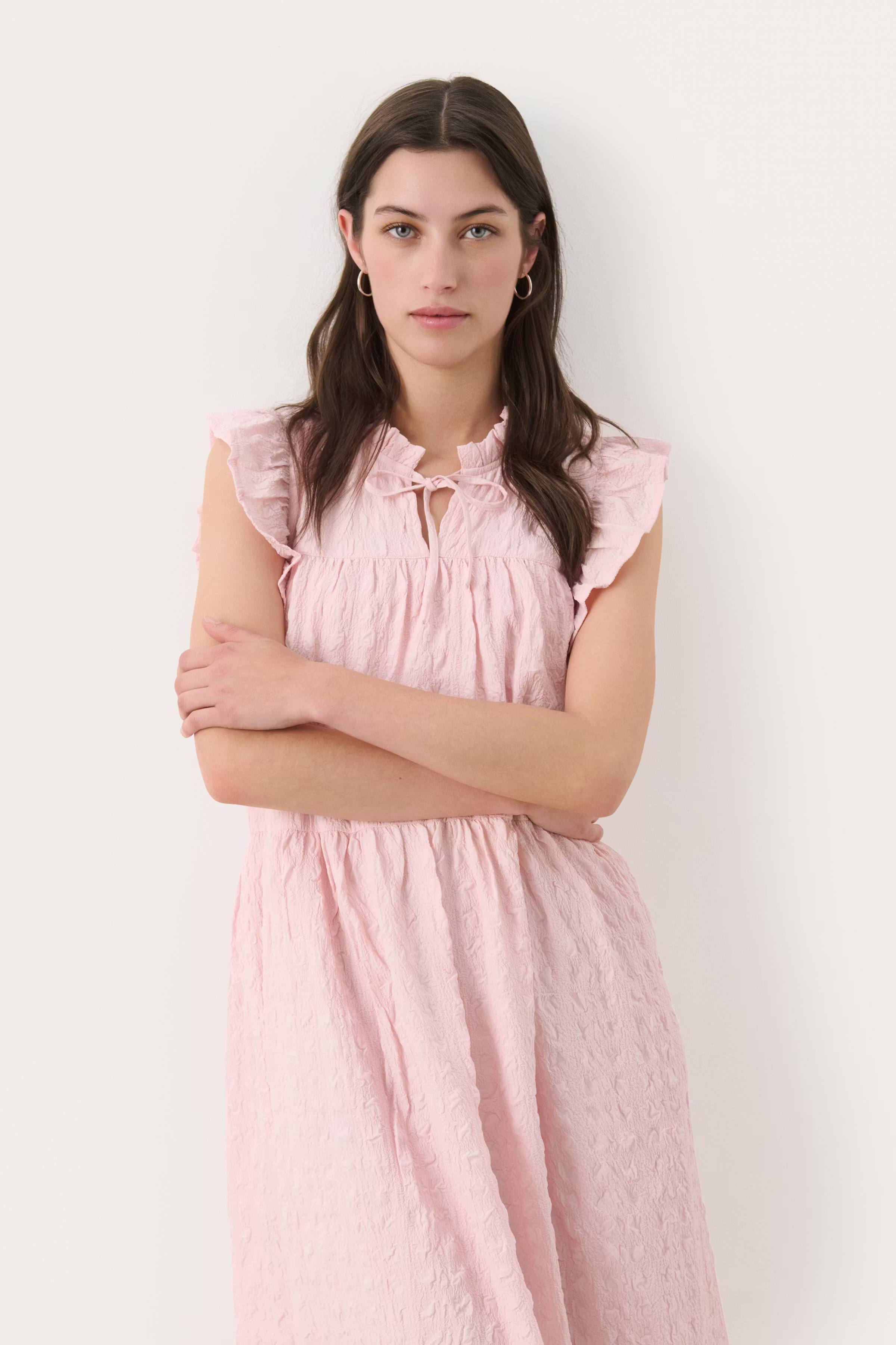 GimalinaPW Long dress with ruffles LOOKBOOK FRONT 30308987-132004