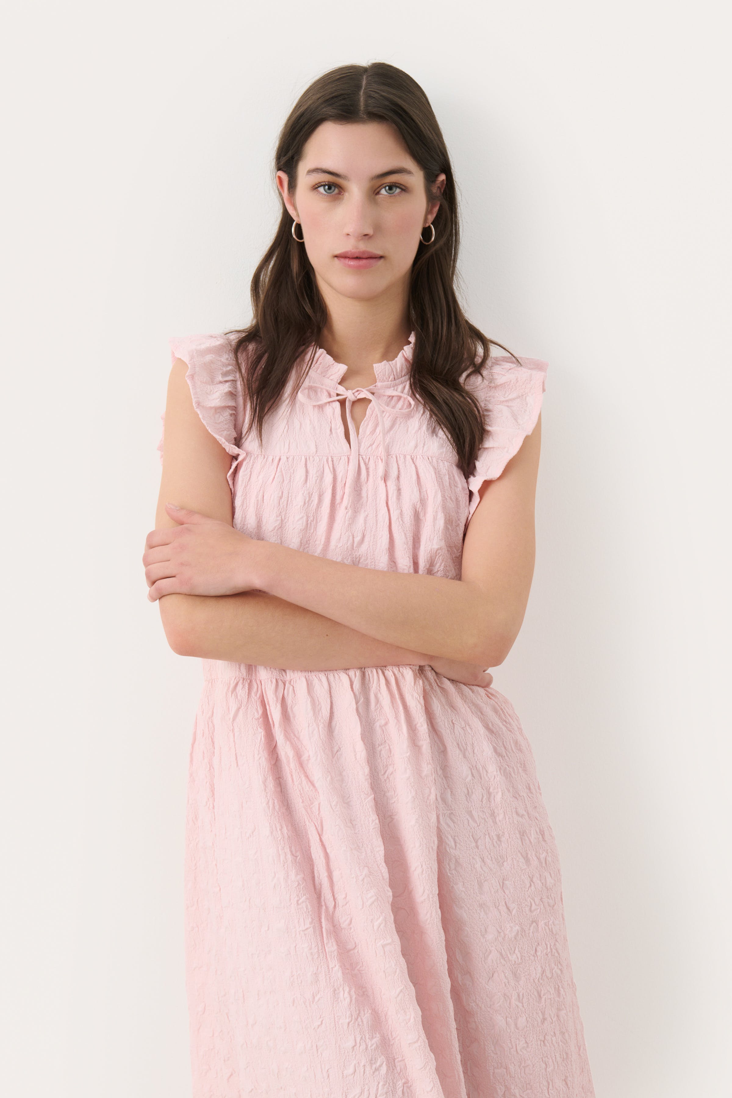 GimalinaPW Long dress with ruffles LOOKBOOK FRONT 30308987-132004