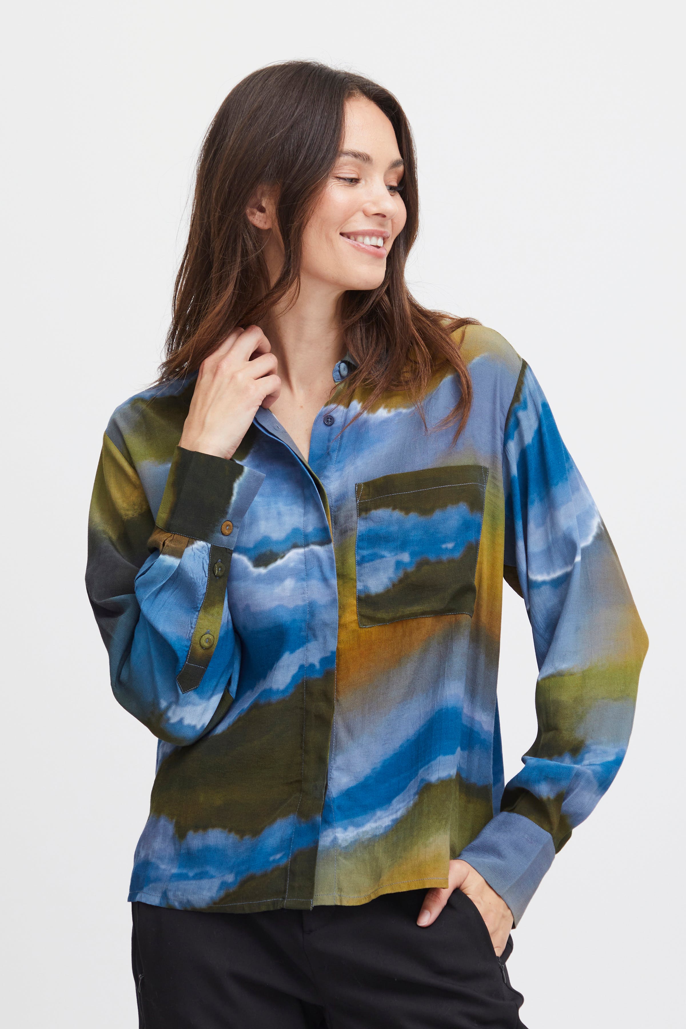 FRREBEKKA Overhemd LOOKBOOK FRONT 20613536-202396