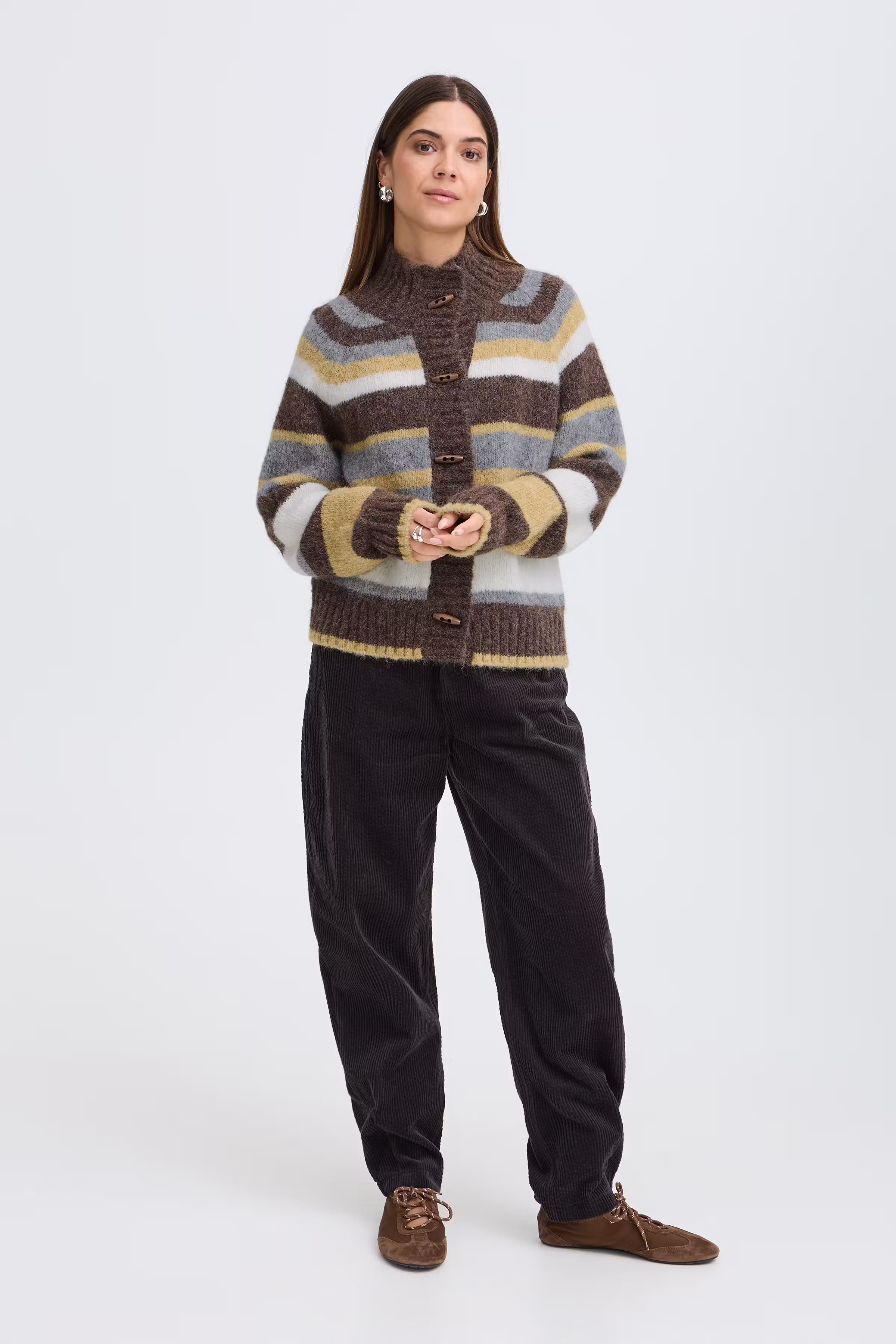 PZGEORGIE Cardigan LOOKBOOK FRONT 50210708-900014311