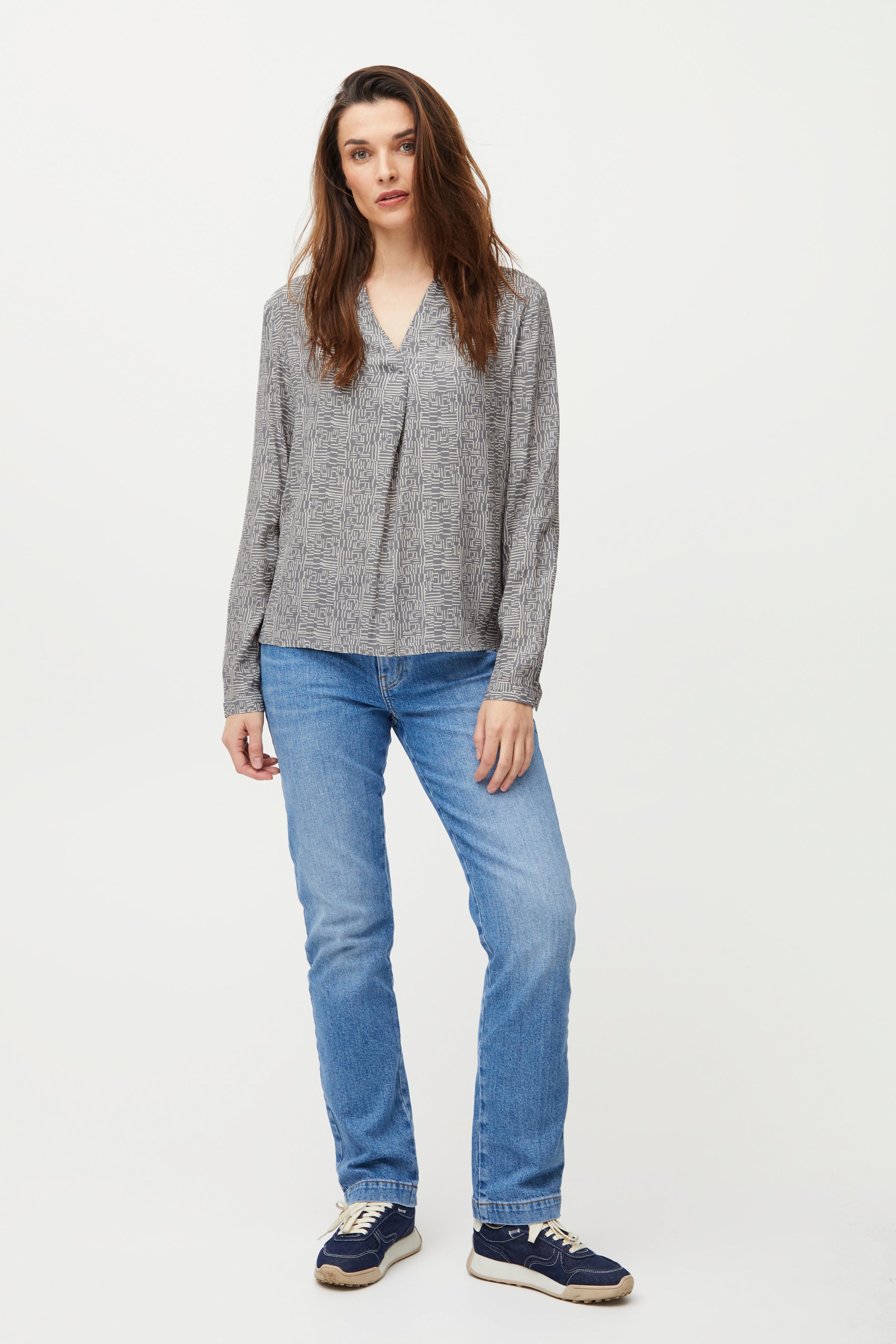 PZGENE Bluse LOOKBOOK FRONT 50207866-202865