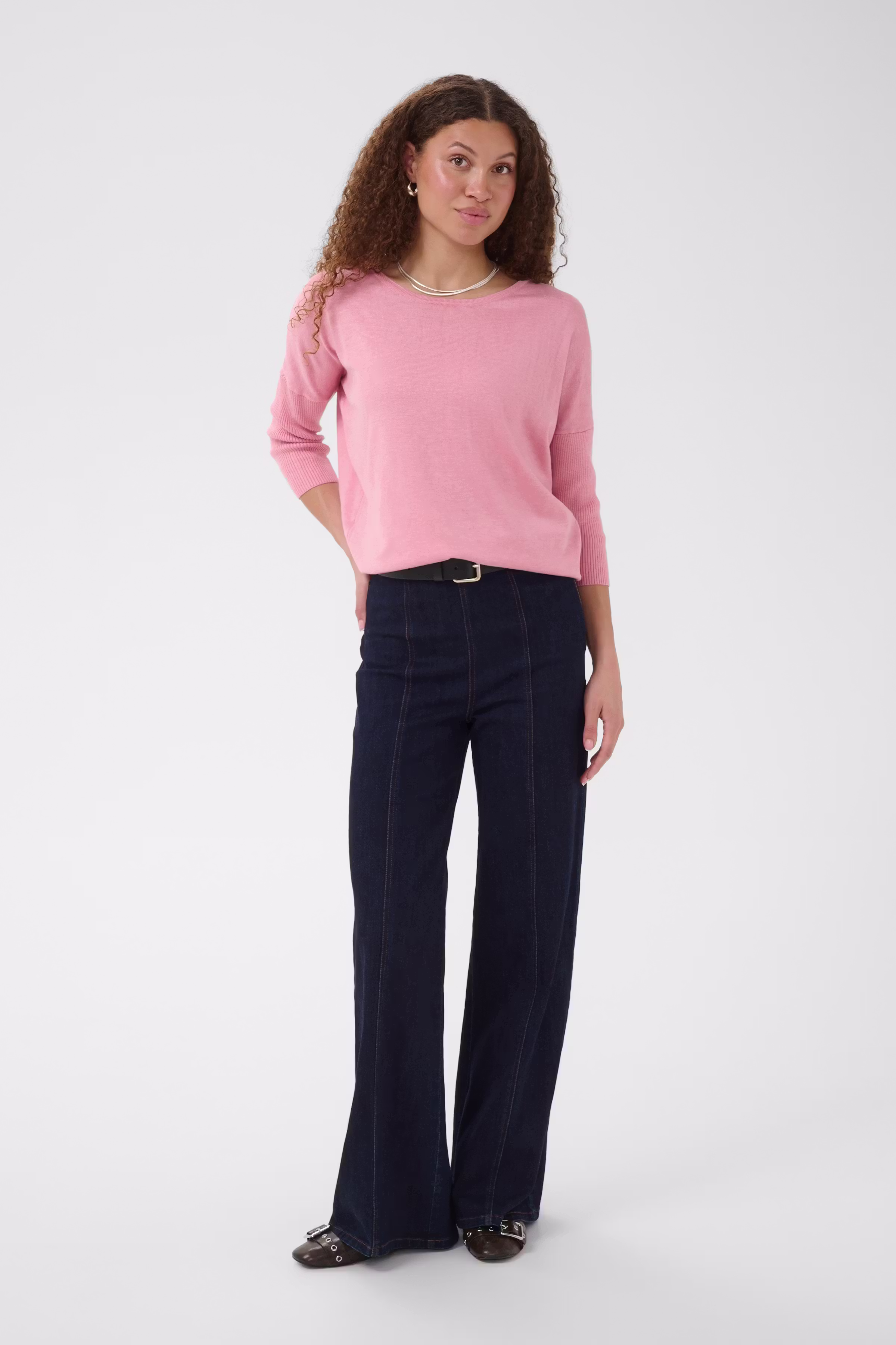 MilaSZ R-Neck Pullover LOOKBOOK FRONT 30500003-1423071