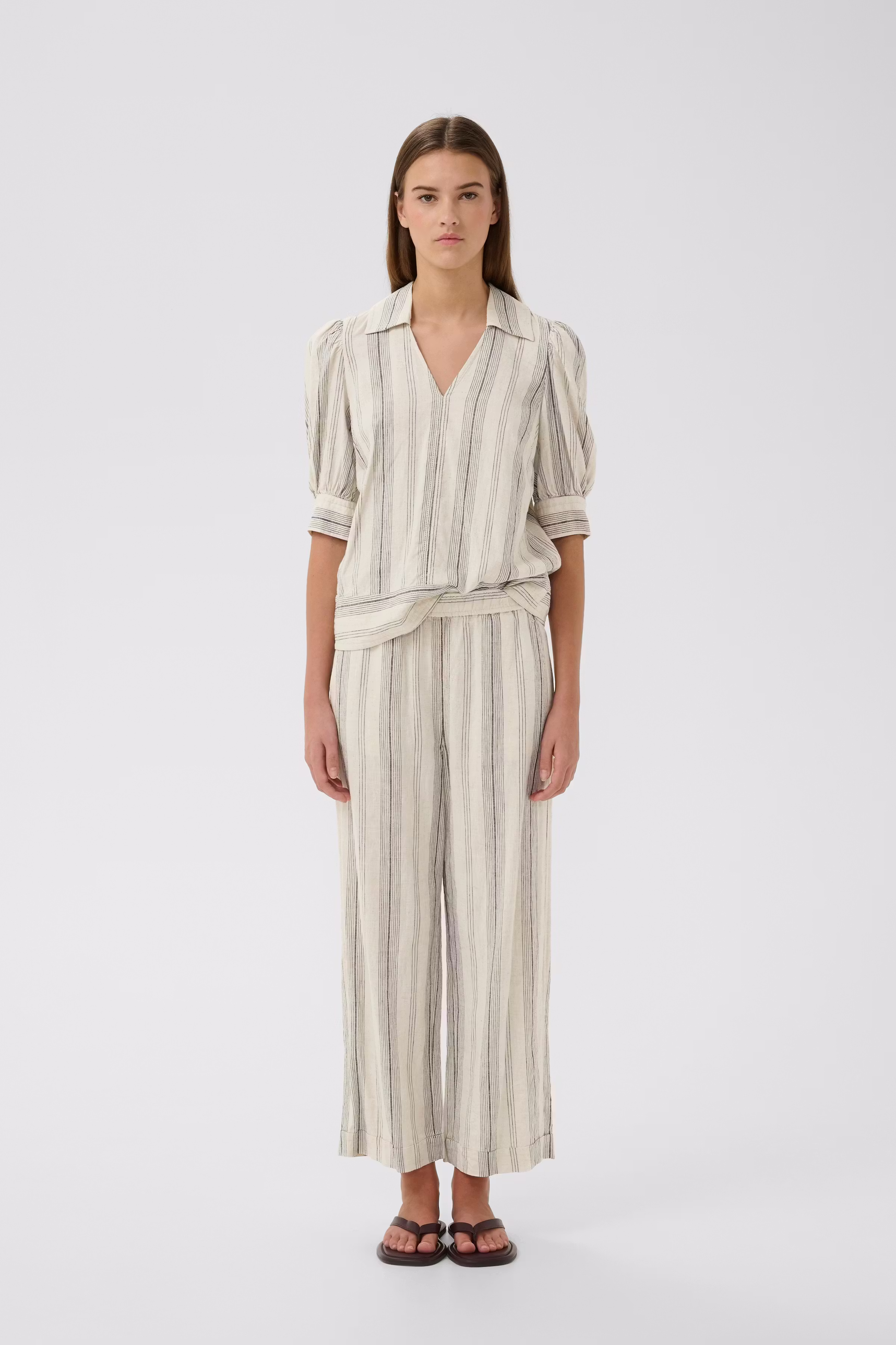 RimoneIW Leinen Hose LOOKBOOK FRONT 30110459-900007202