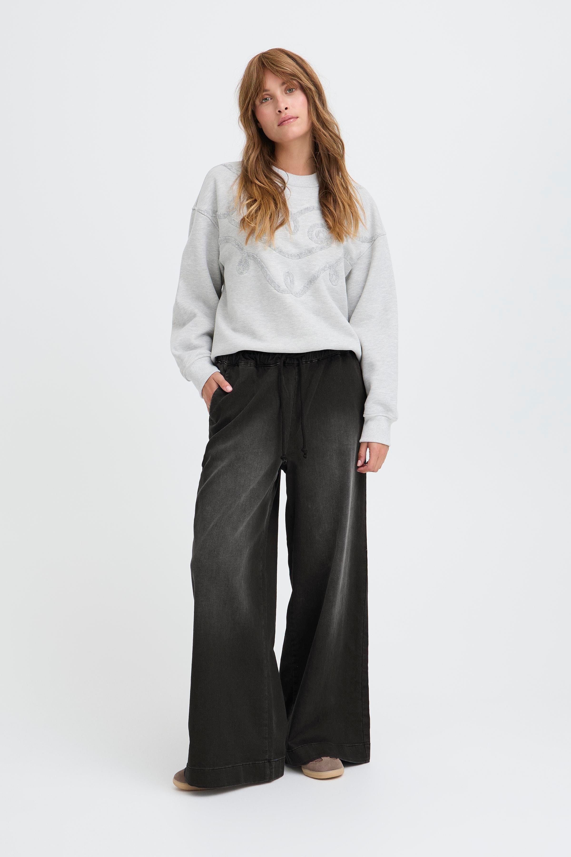 PZRAVEN High Waist Trousers LOOKBOOK FRONT 50210217-200004