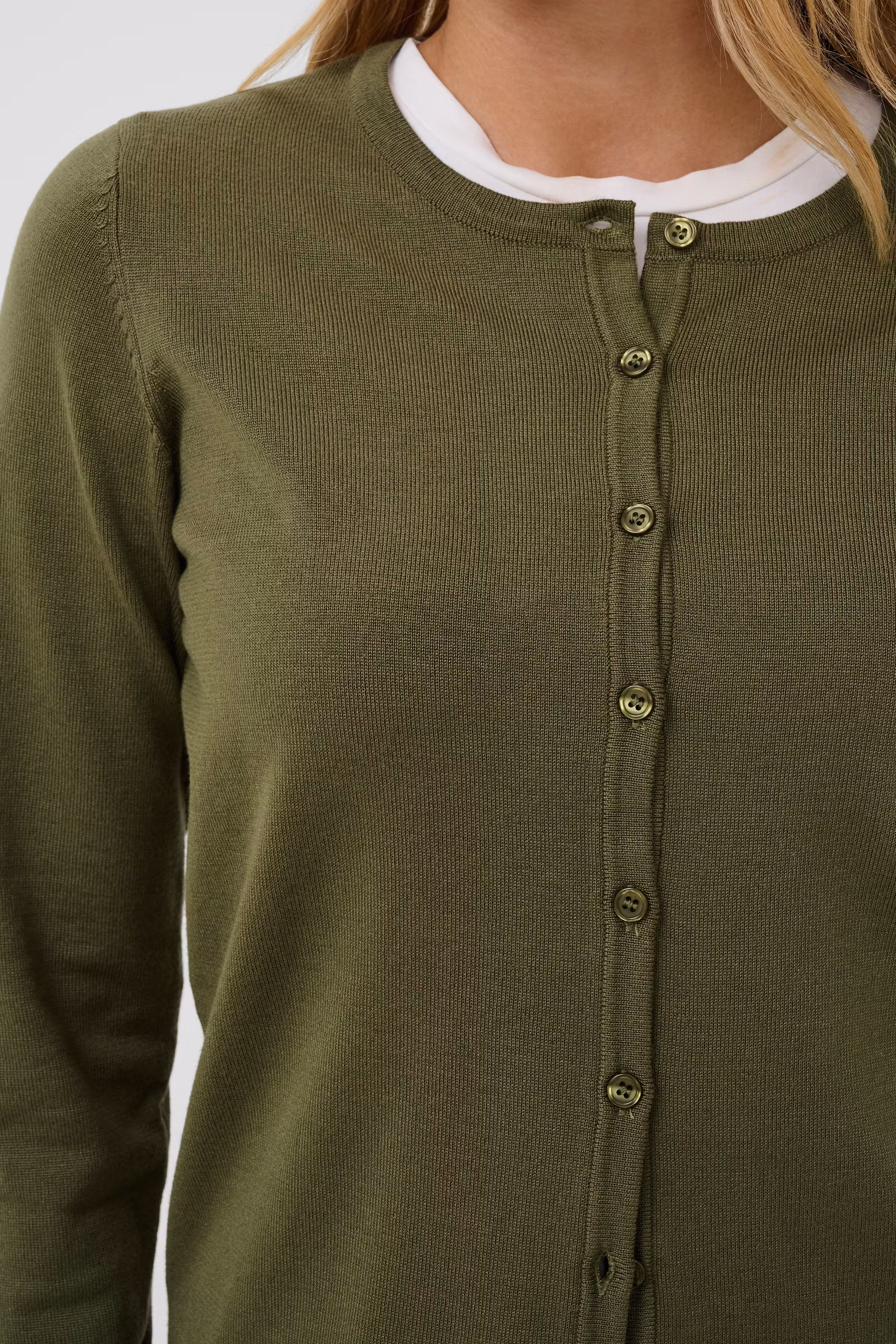 MilaSZ R-Neck Cardigan LOOKBOOK DETAIL 30500005-1804201