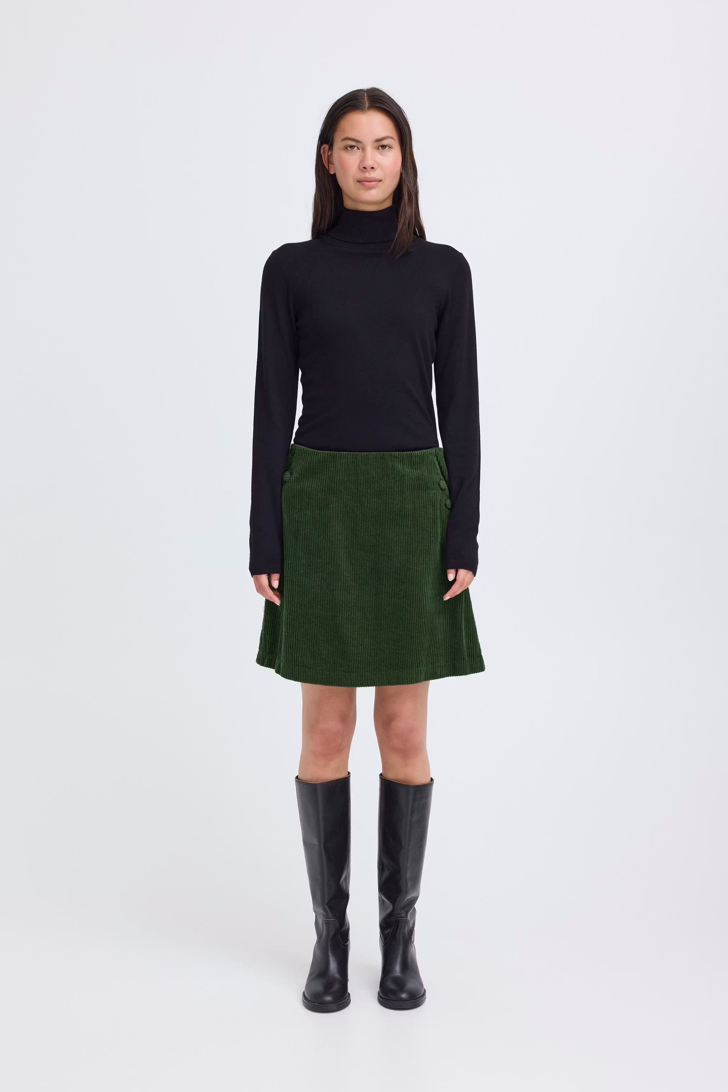 IHFOCARO Skjørt LOOKBOOK FRONT 20124120-190419