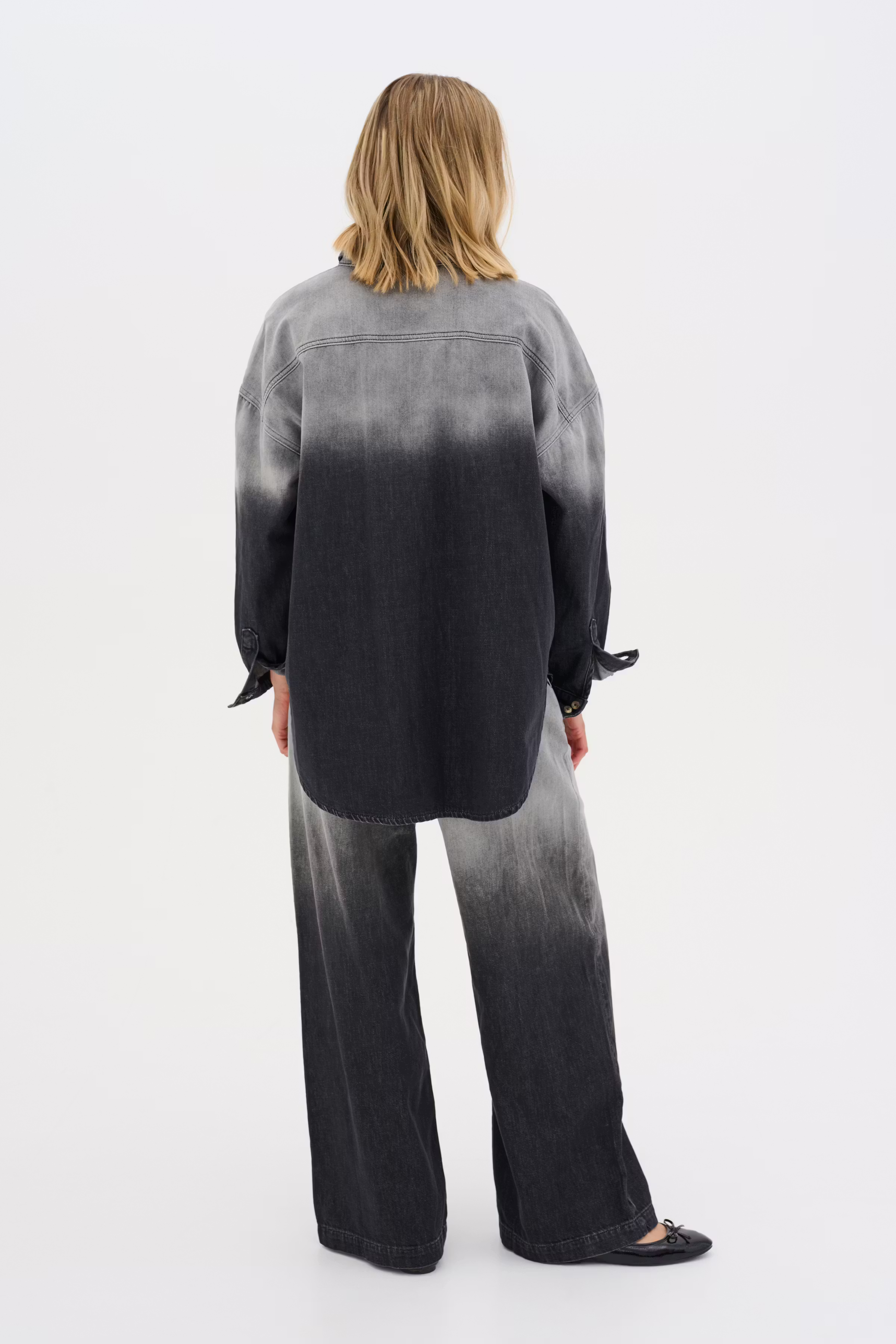 MaloMW Wide bukser LOOKBOOK BACK 10704346-106407