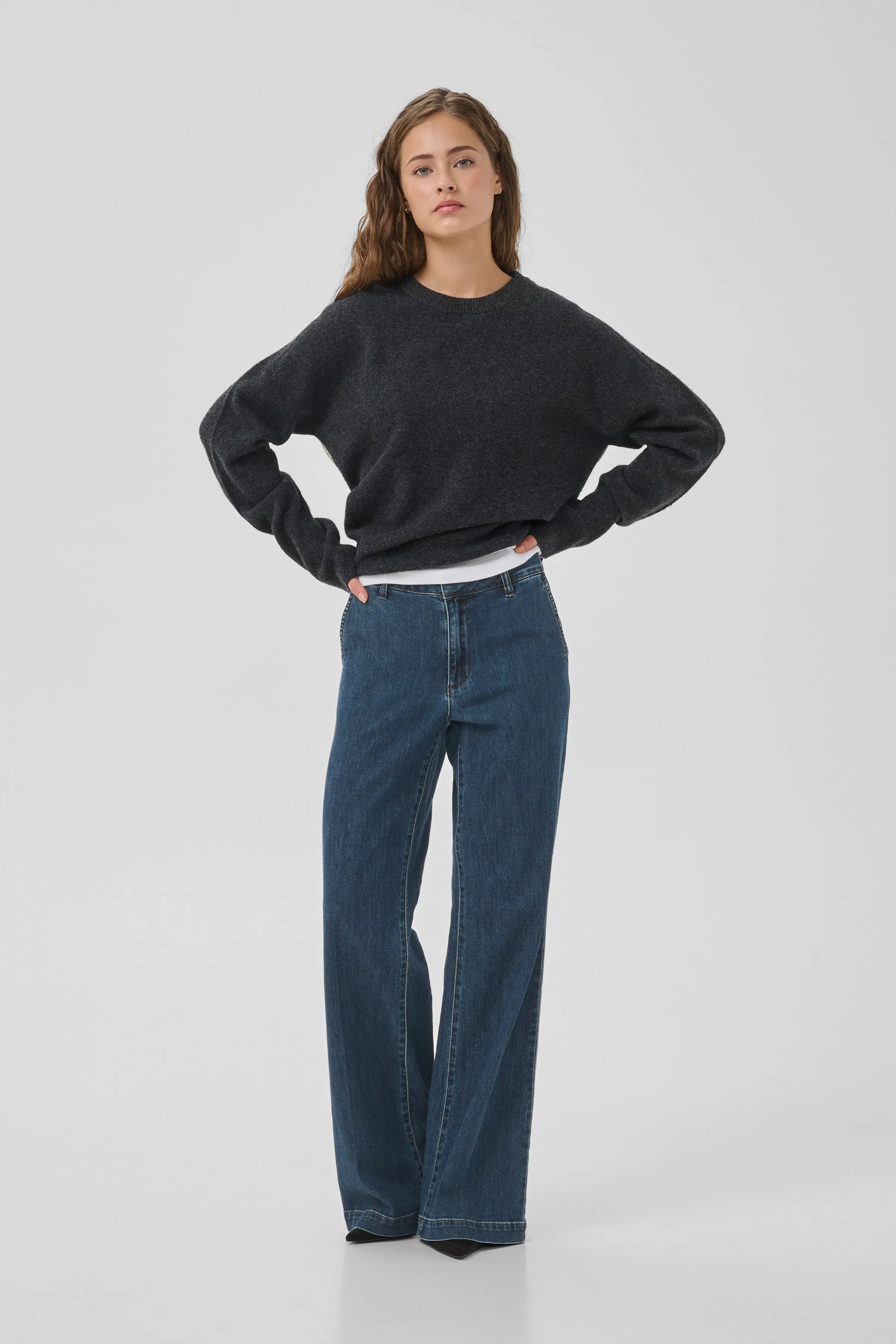 JEANS WIDE 30 THE LARA 115 LOOKBOOK FRONT 10705210-100061