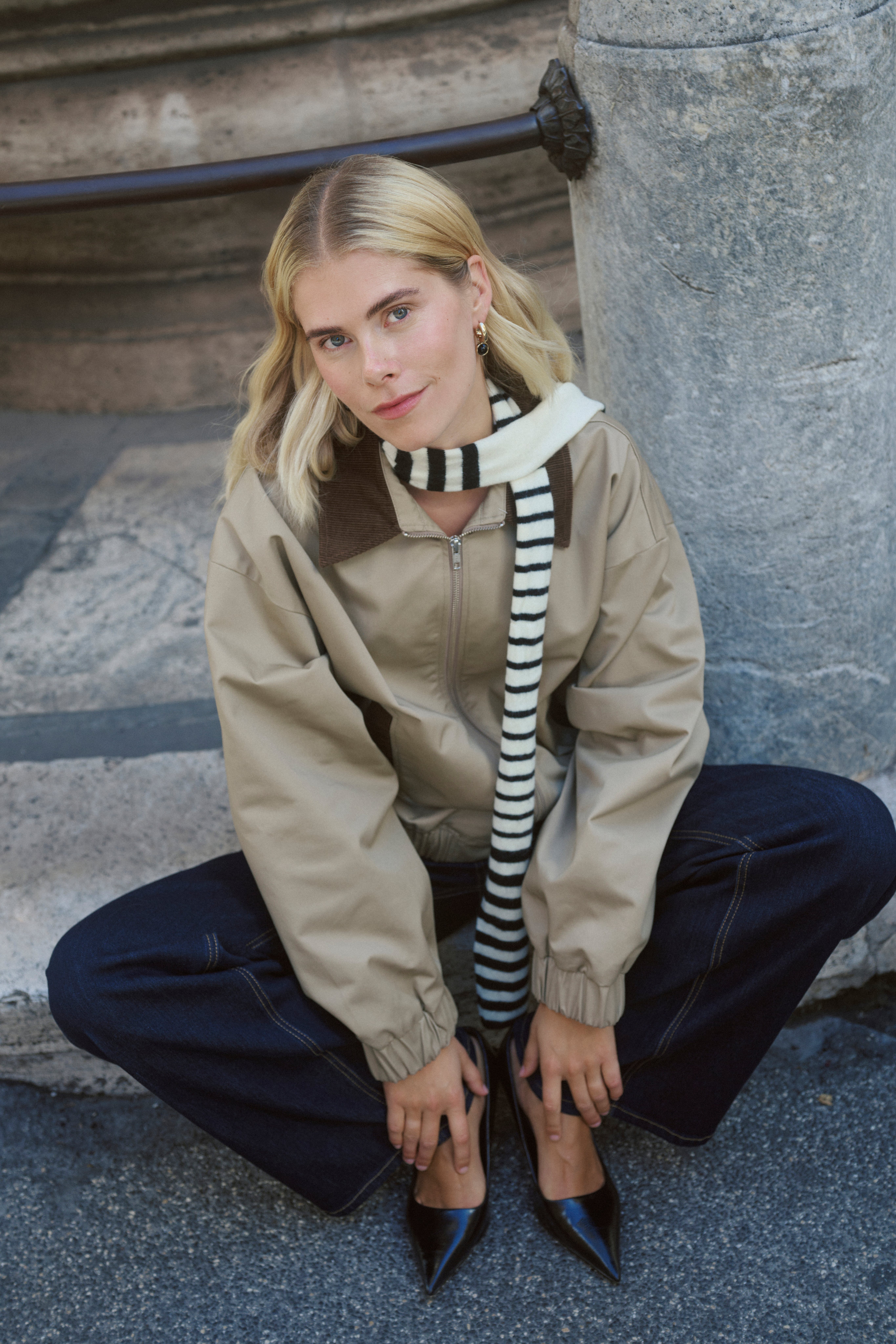 CUsasha Jacket with corduroy collar LOCATION NONE 50112575-171009