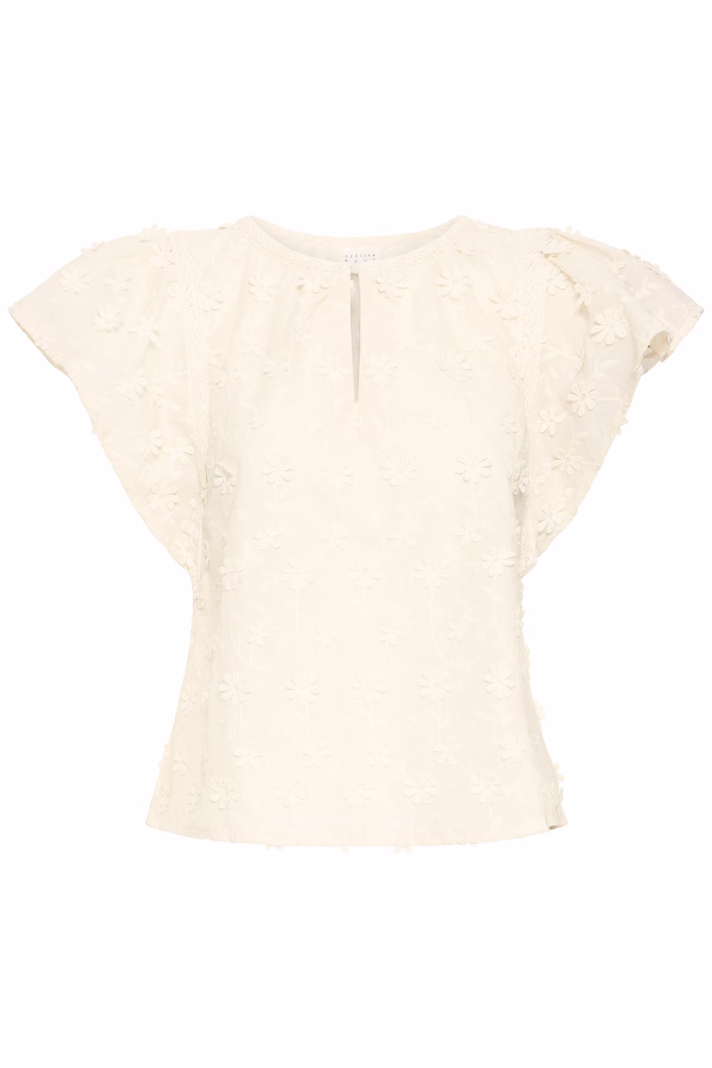 IRLIANE Blouse with short sleeve PACK FRONT 20122626-130905