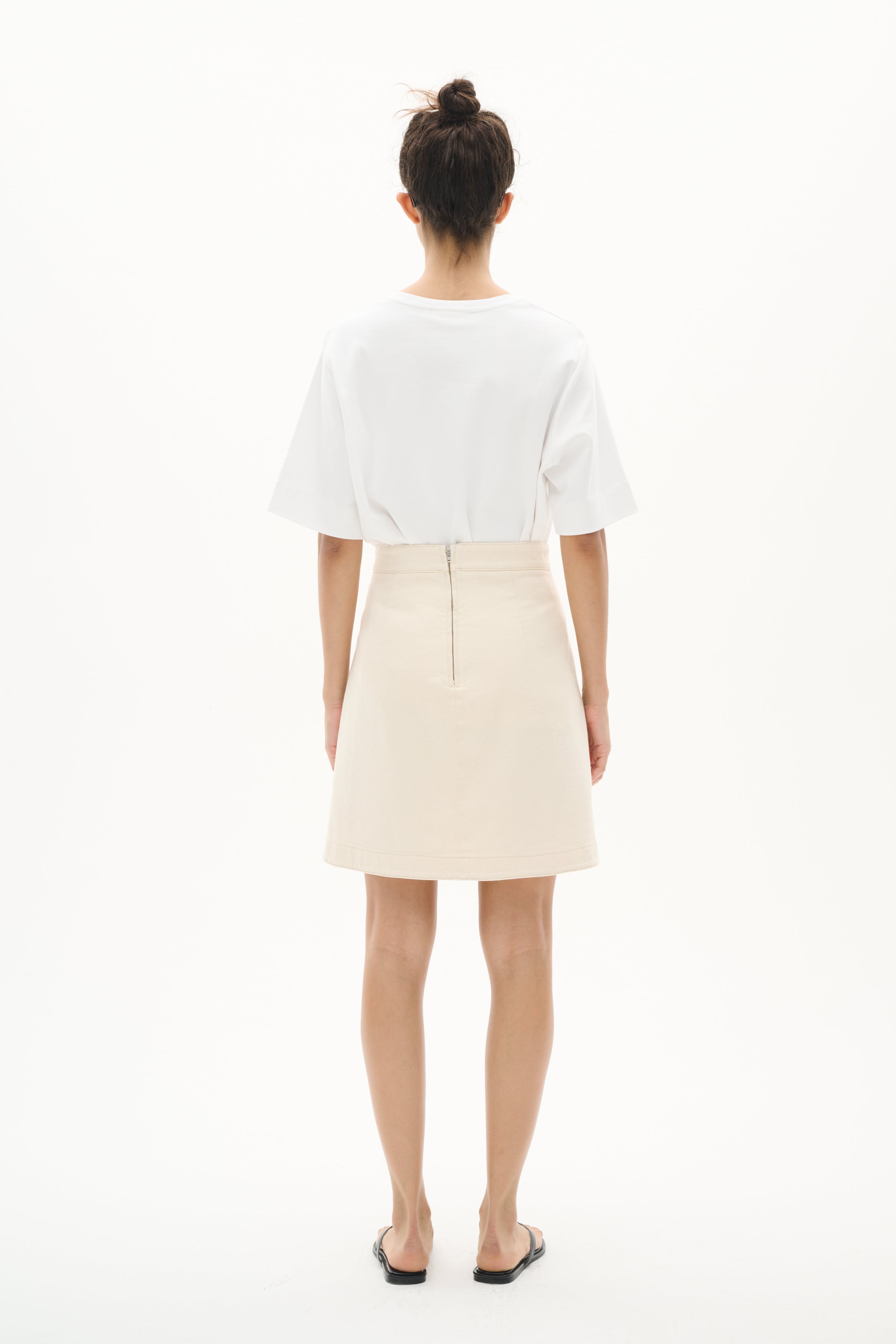 BaccaIW Denim Nederdel LOOKBOOK BACK 30110528-300597