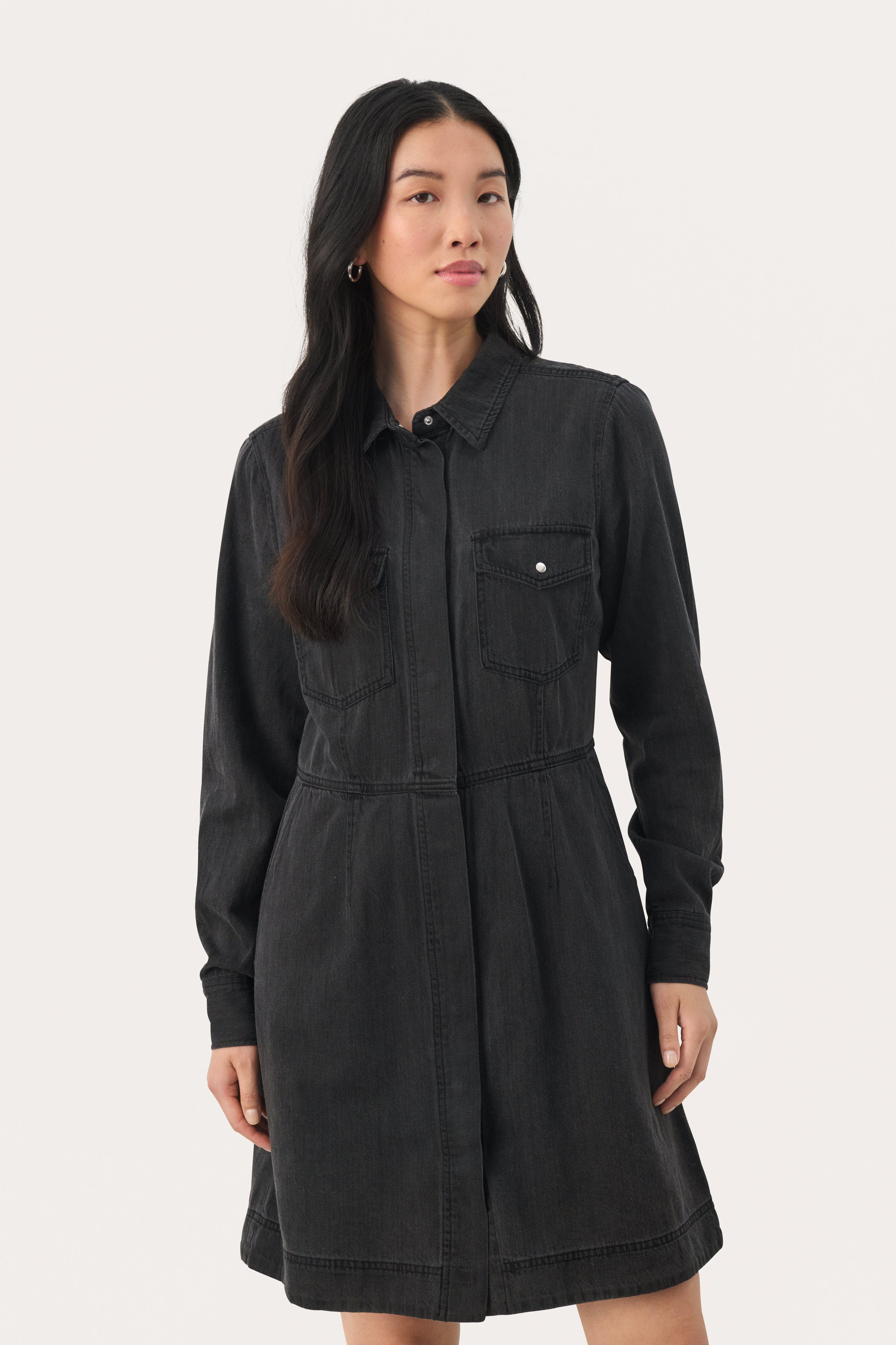 FrejaPW Denim Jurk LOOKBOOK FRONT 30309544-300148