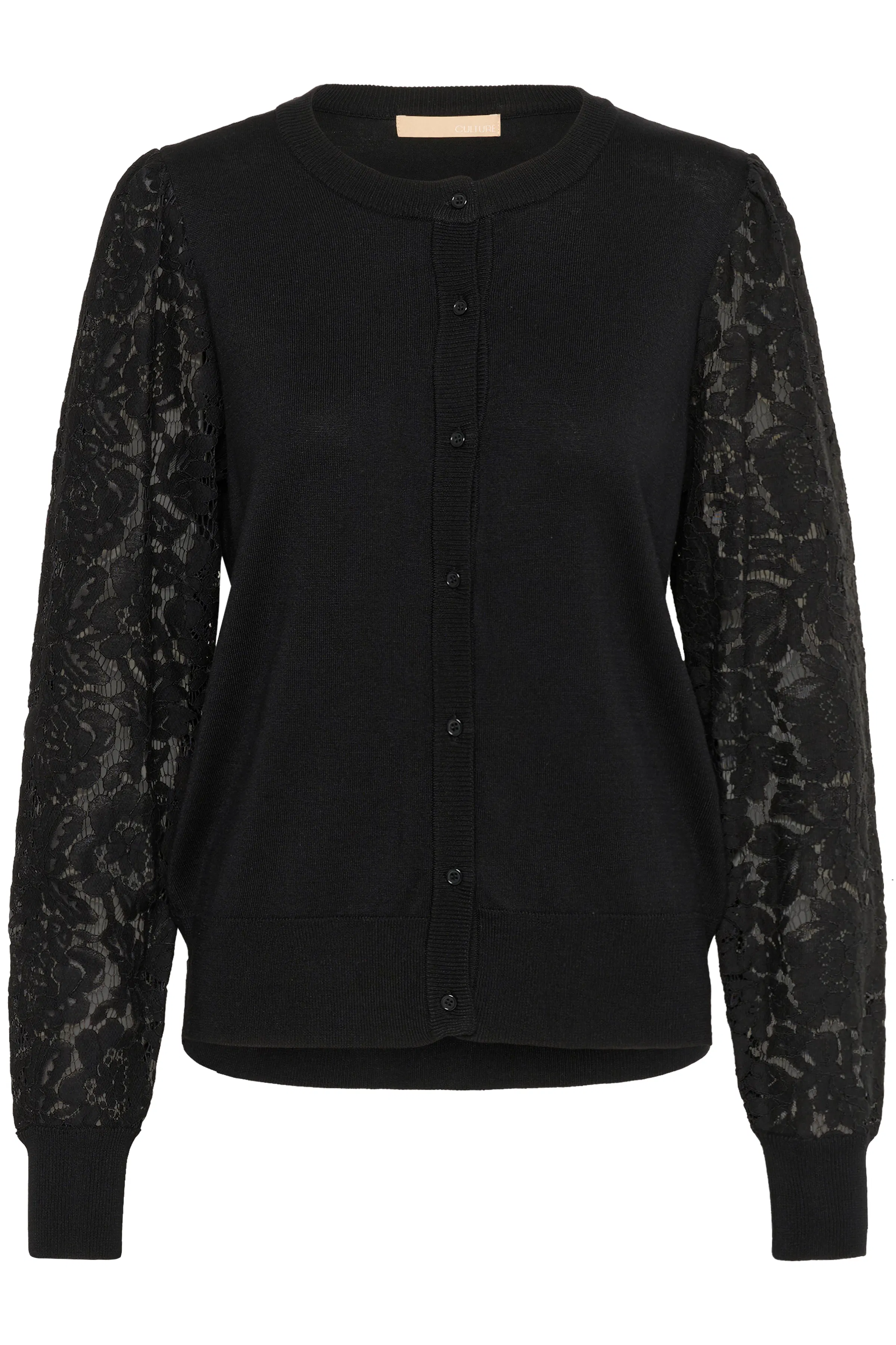 CUannemarie Cardigan with lace PACK FRONT 50107185-500012
