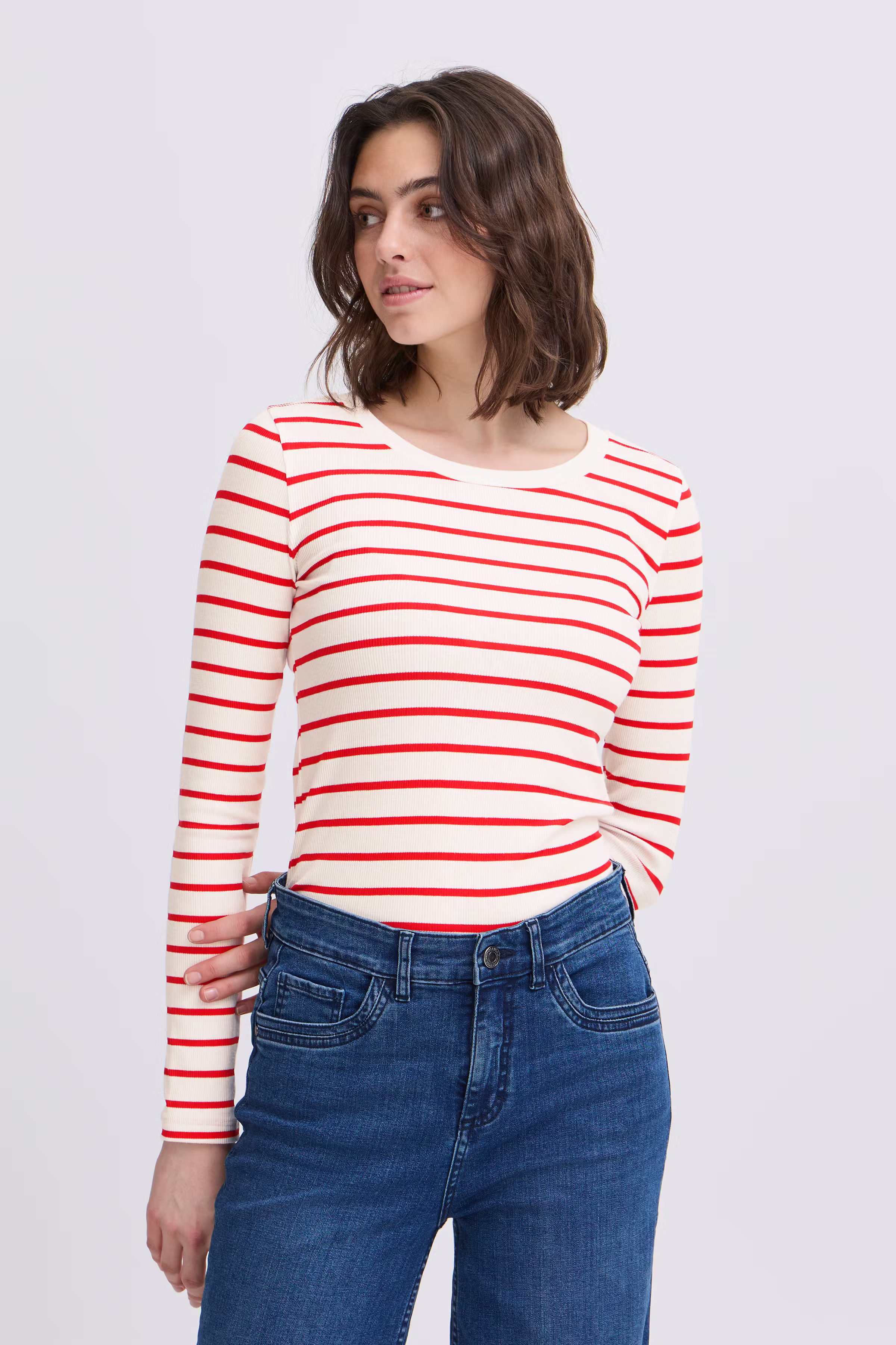 FRHIZAMOND Langermet T-shirt LOOKBOOK FRONT 20615551-201203