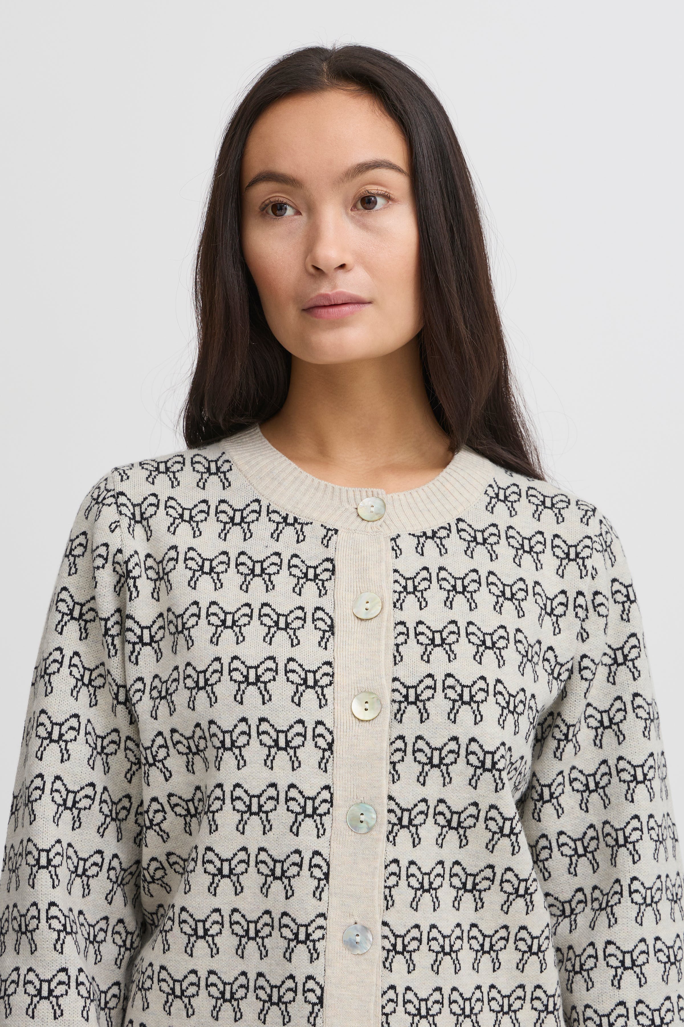 IHBRIELLE Knitted cardigan LOOKBOOK DETAIL 20122600-204262