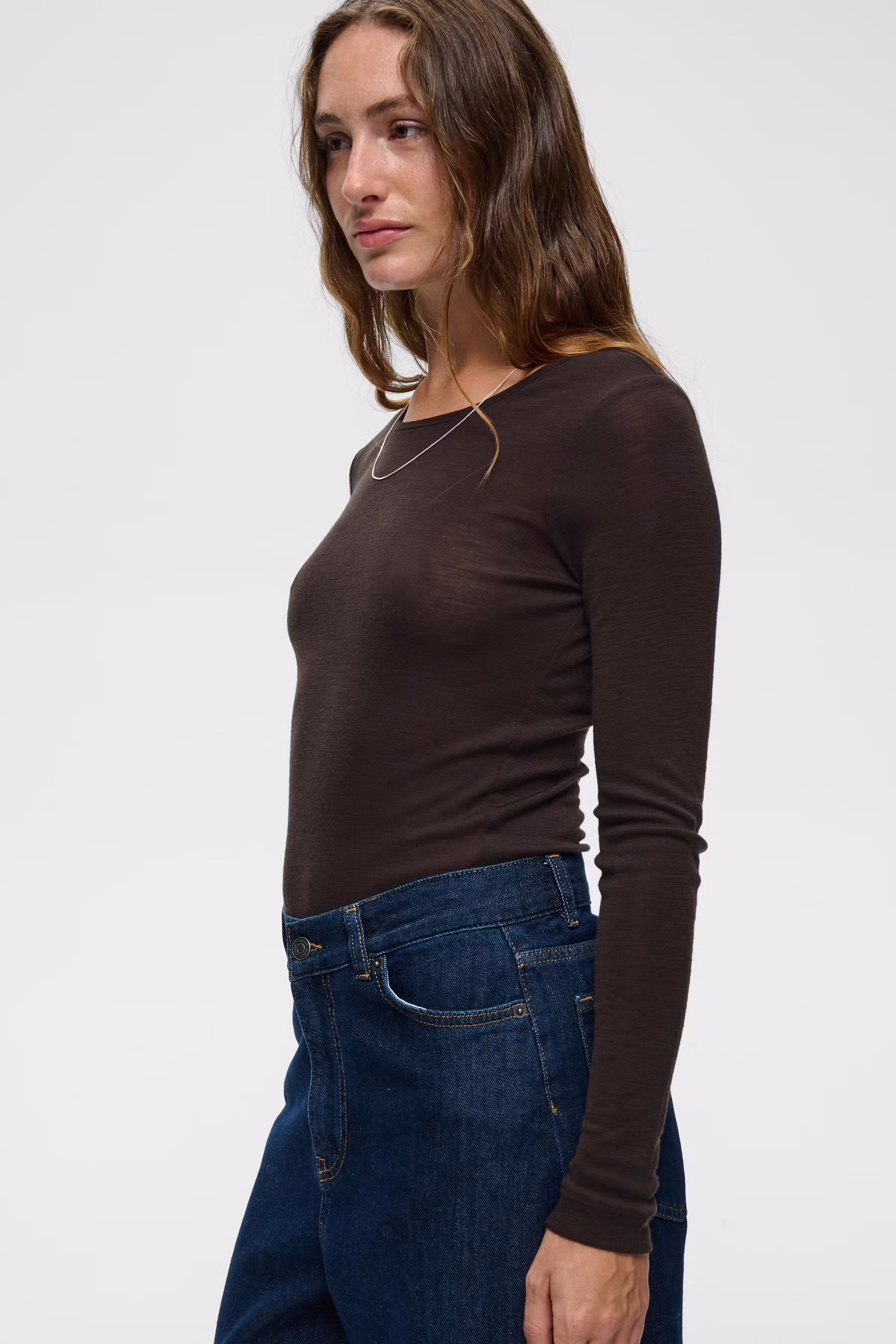 FangIW Wool long sleeved T-shirt LOOKBOOK DETAIL 30106096-191109