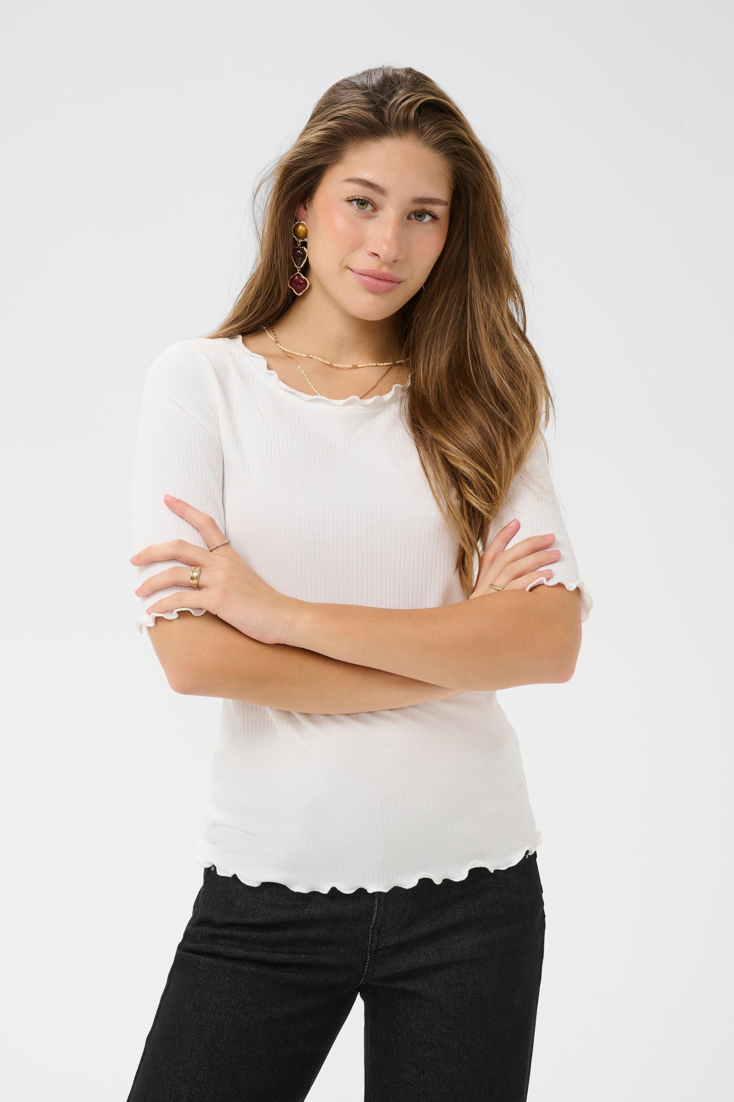CRRibba Blouse LOOKBOOK FRONT 10611076-110602