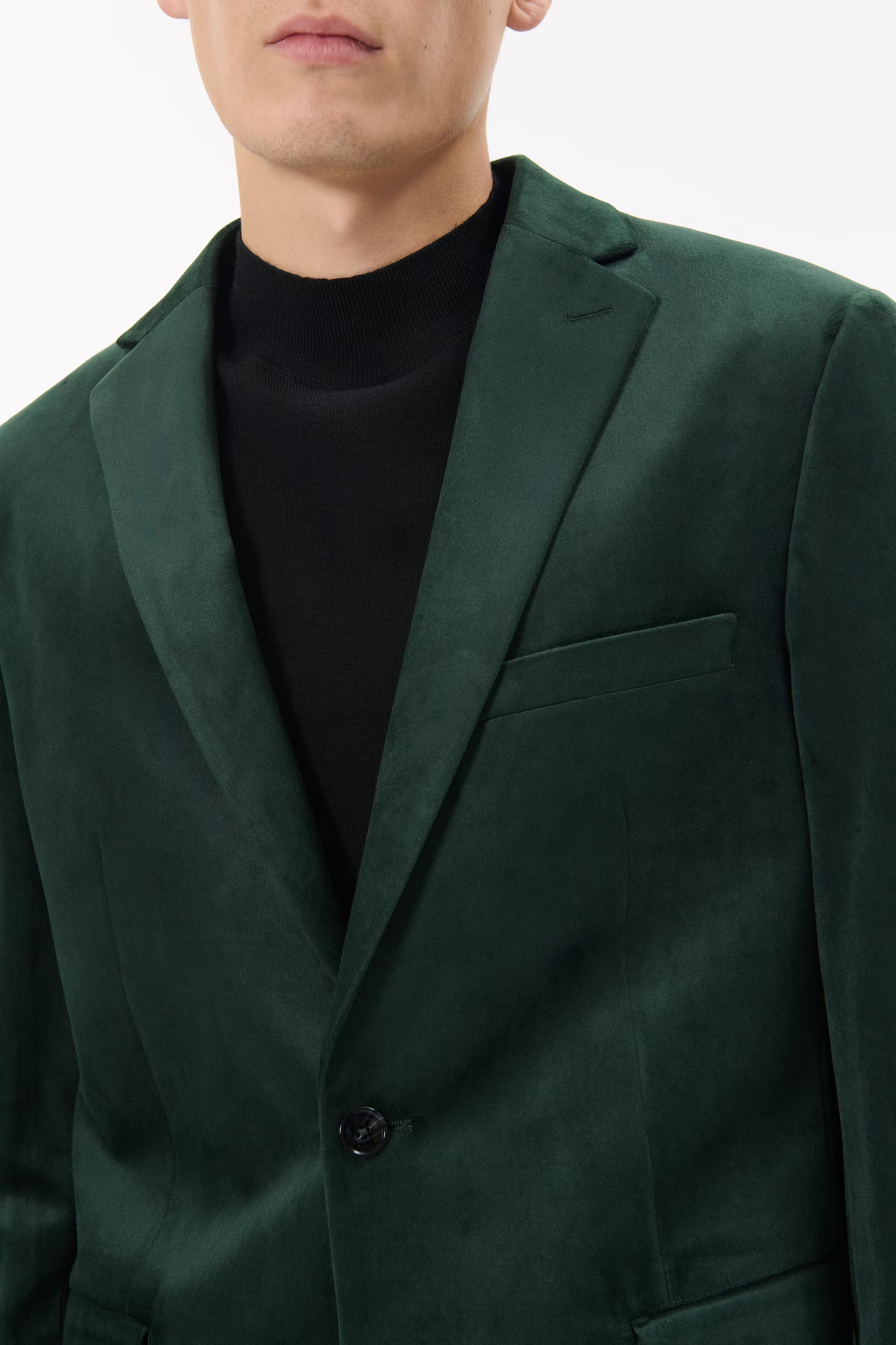 MAgeorge Velours Blazer LOOKBOOK DETAIL 30205027-195350