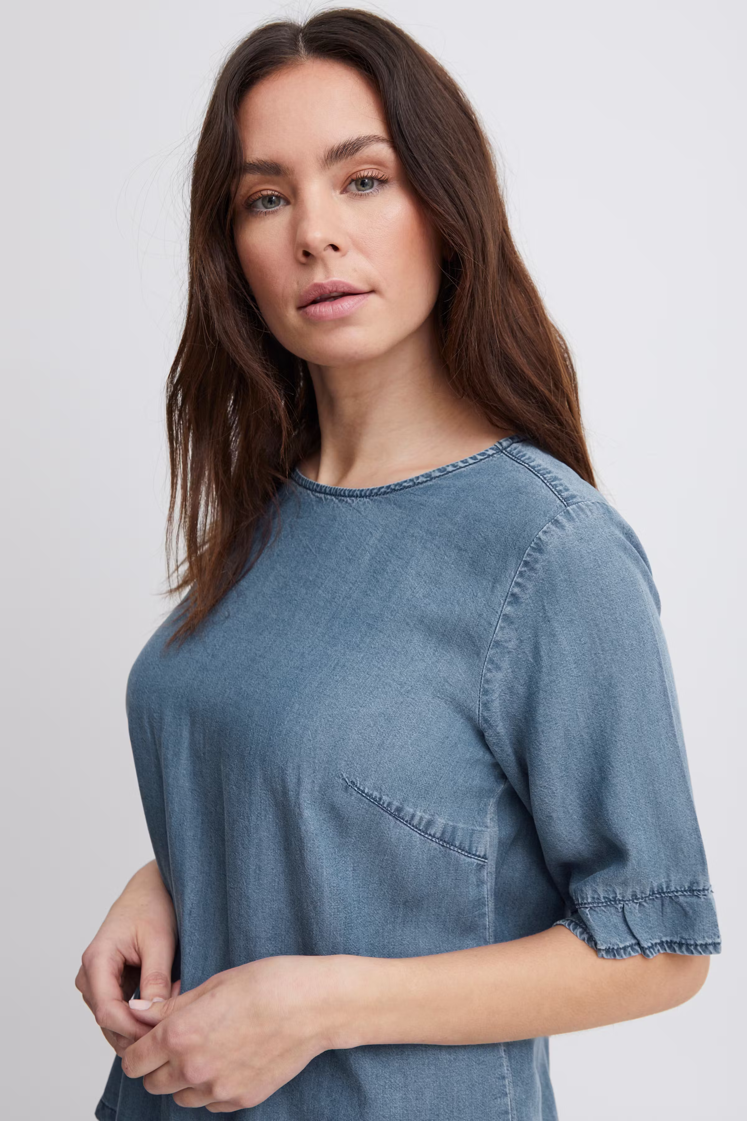 Kortærmet bluse LOOKBOOK DETAIL 50207364-200008