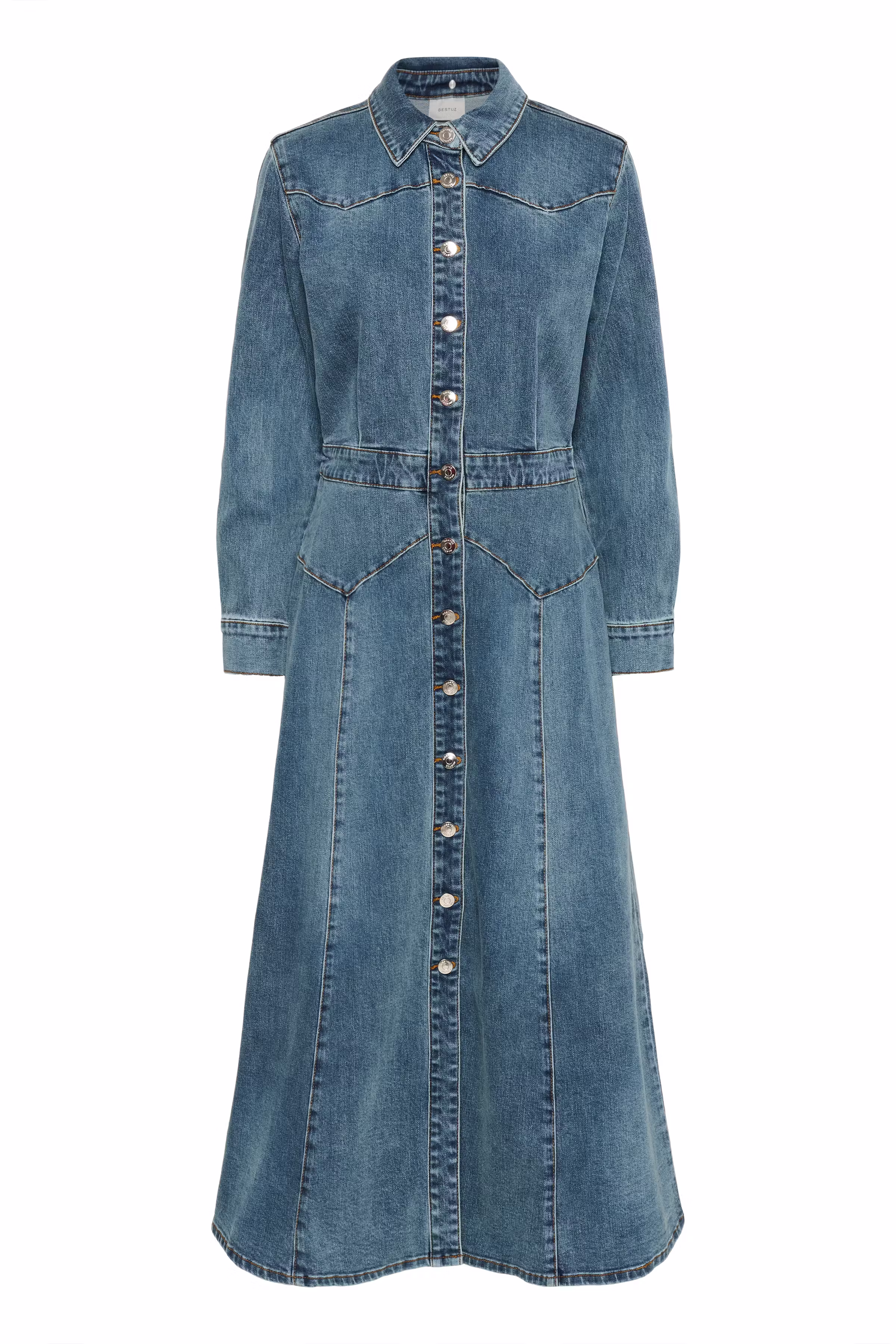 GZviva Denim dress PACK FRONT 10910823-108303
