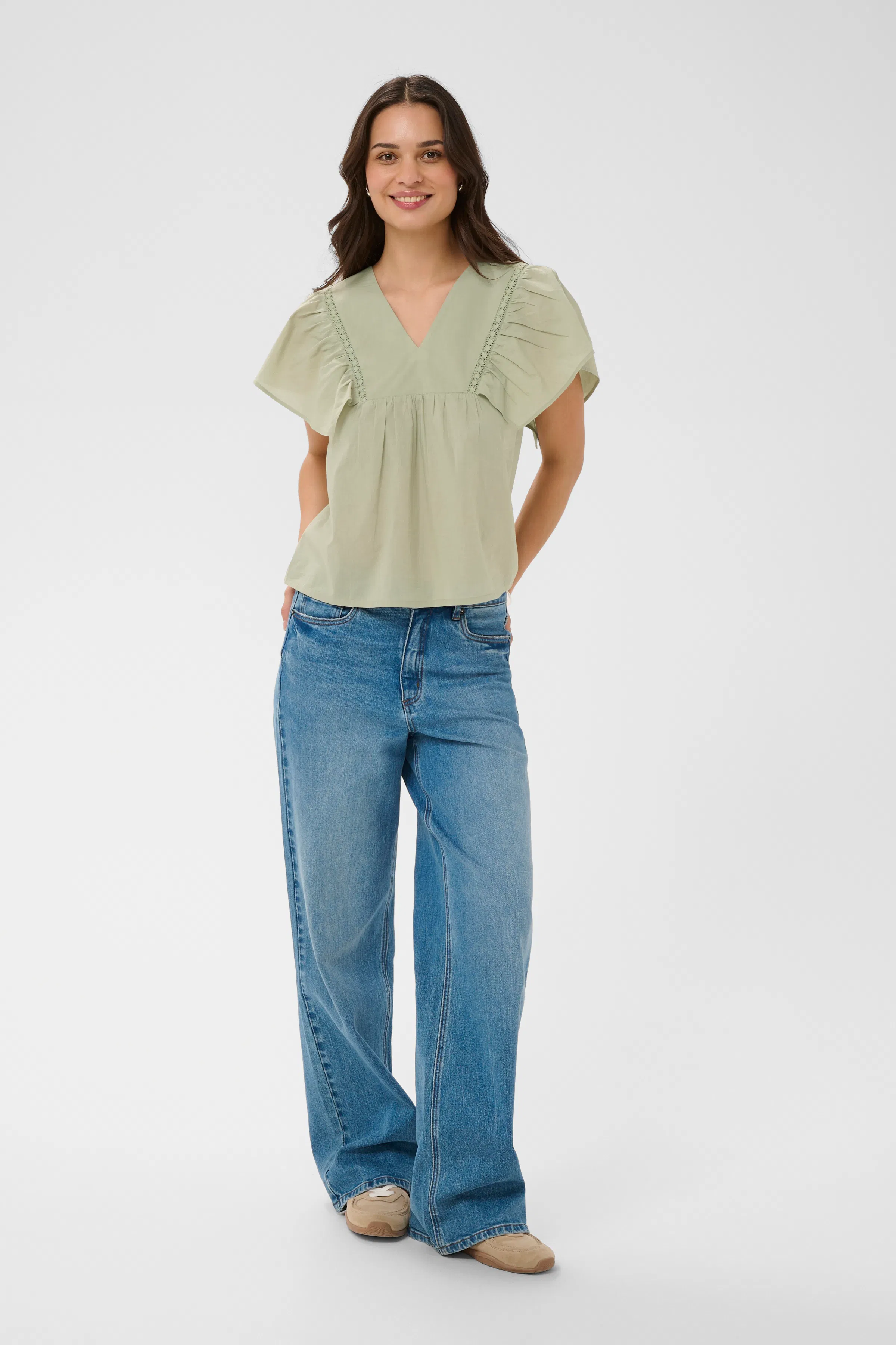 KAkarli Bluse LOOKBOOK FRONT 10512533-166008