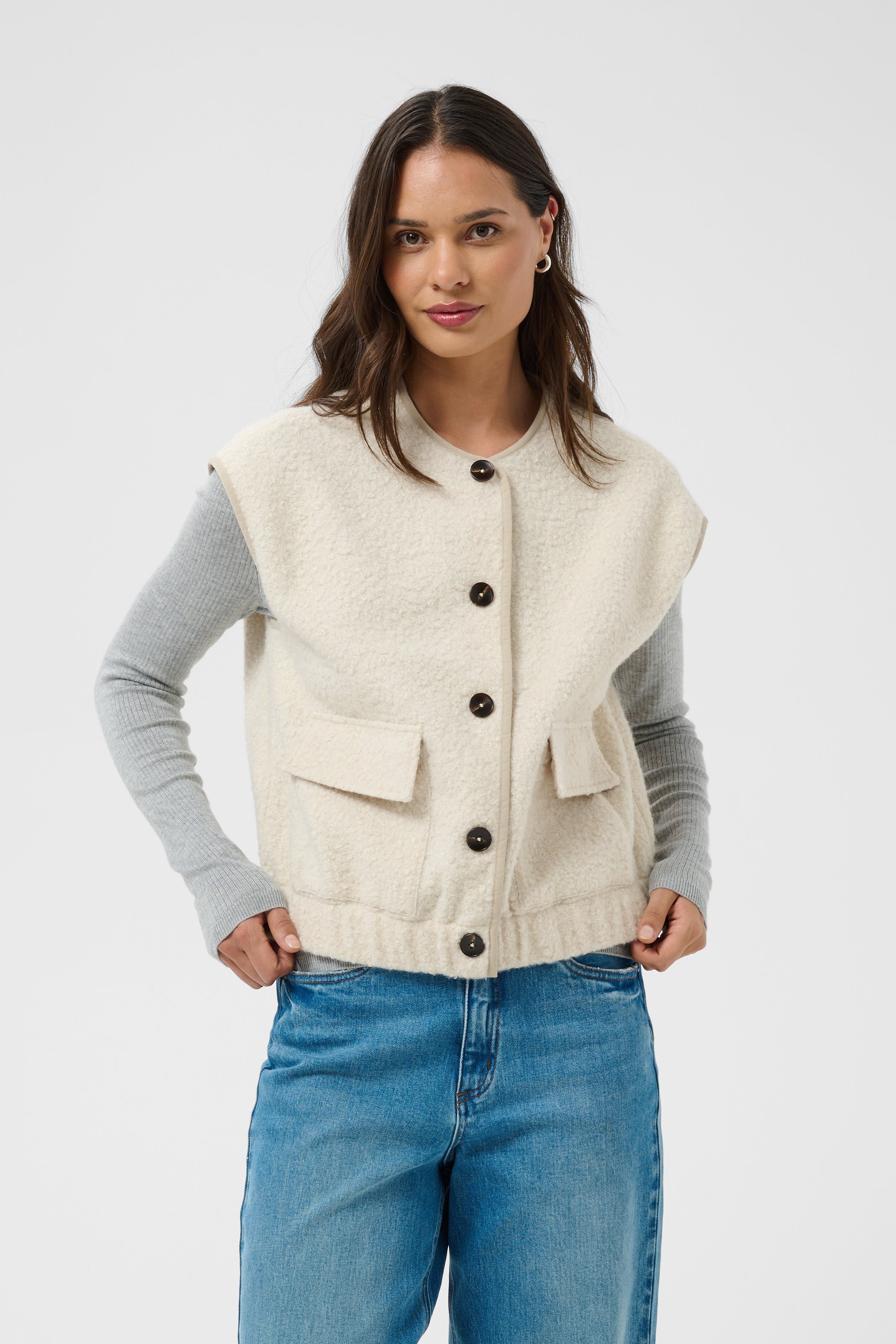 KAleona Warme Weste LOOKBOOK FRONT 10513144-1107011