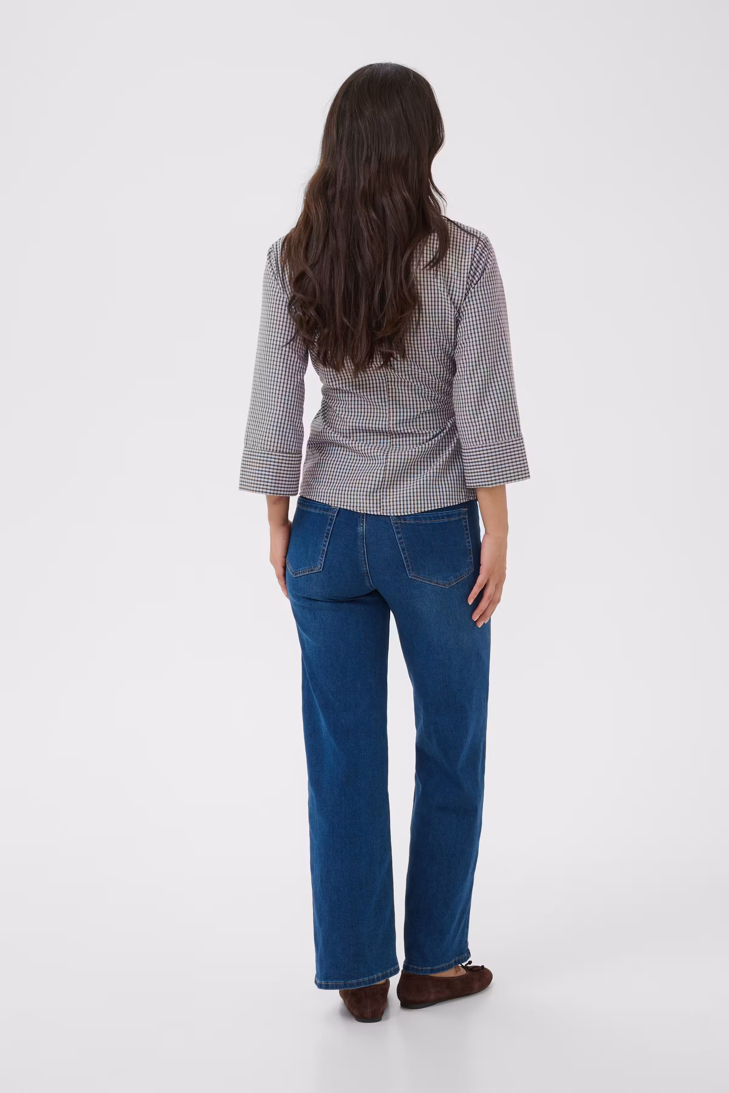 KAdinah Karierte Hemd LOOKBOOK BACK 10513182-1000849