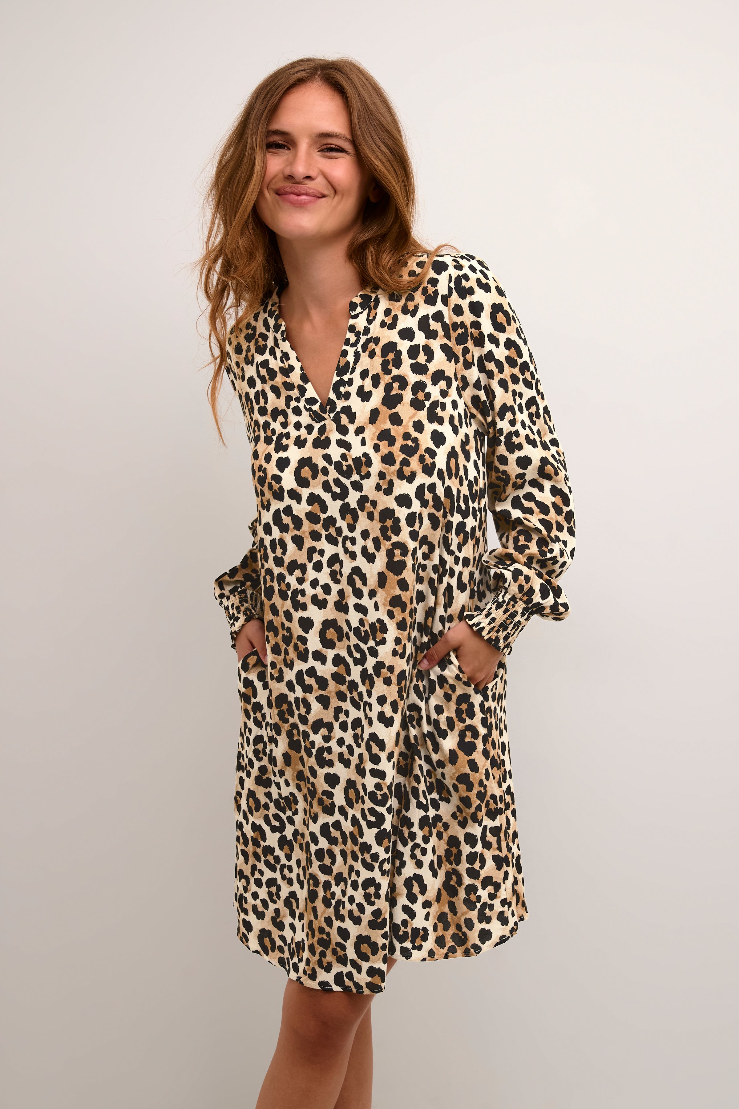 CUatlas Leopard klänning LOOKBOOK FRONT 50110151-500089