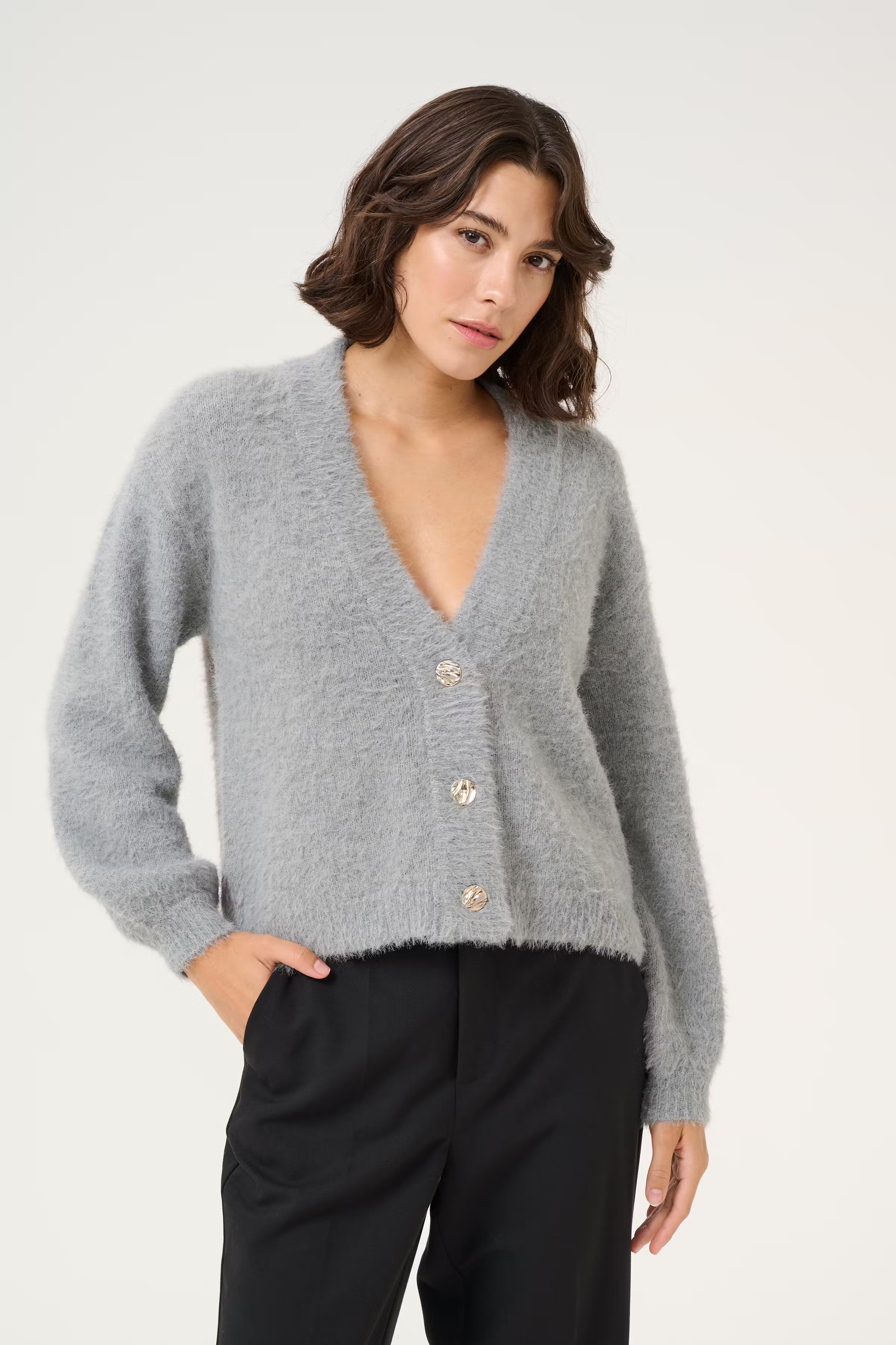KAvilma Cardigan LOOKBOOK FRONT 10509280-100126