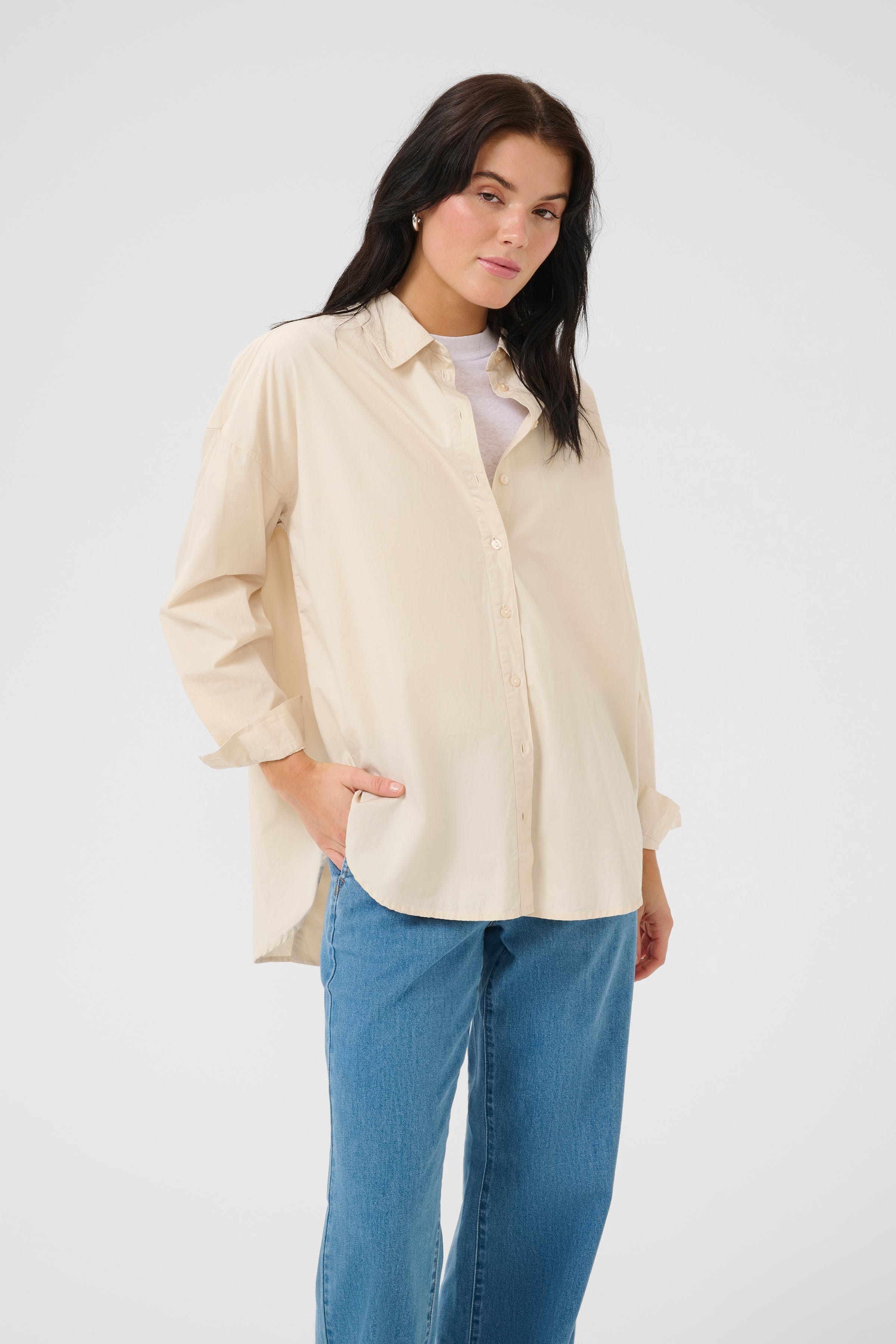 SunnaMW Boxy Shirt LOOKBOOK FRONT 10705021-124301