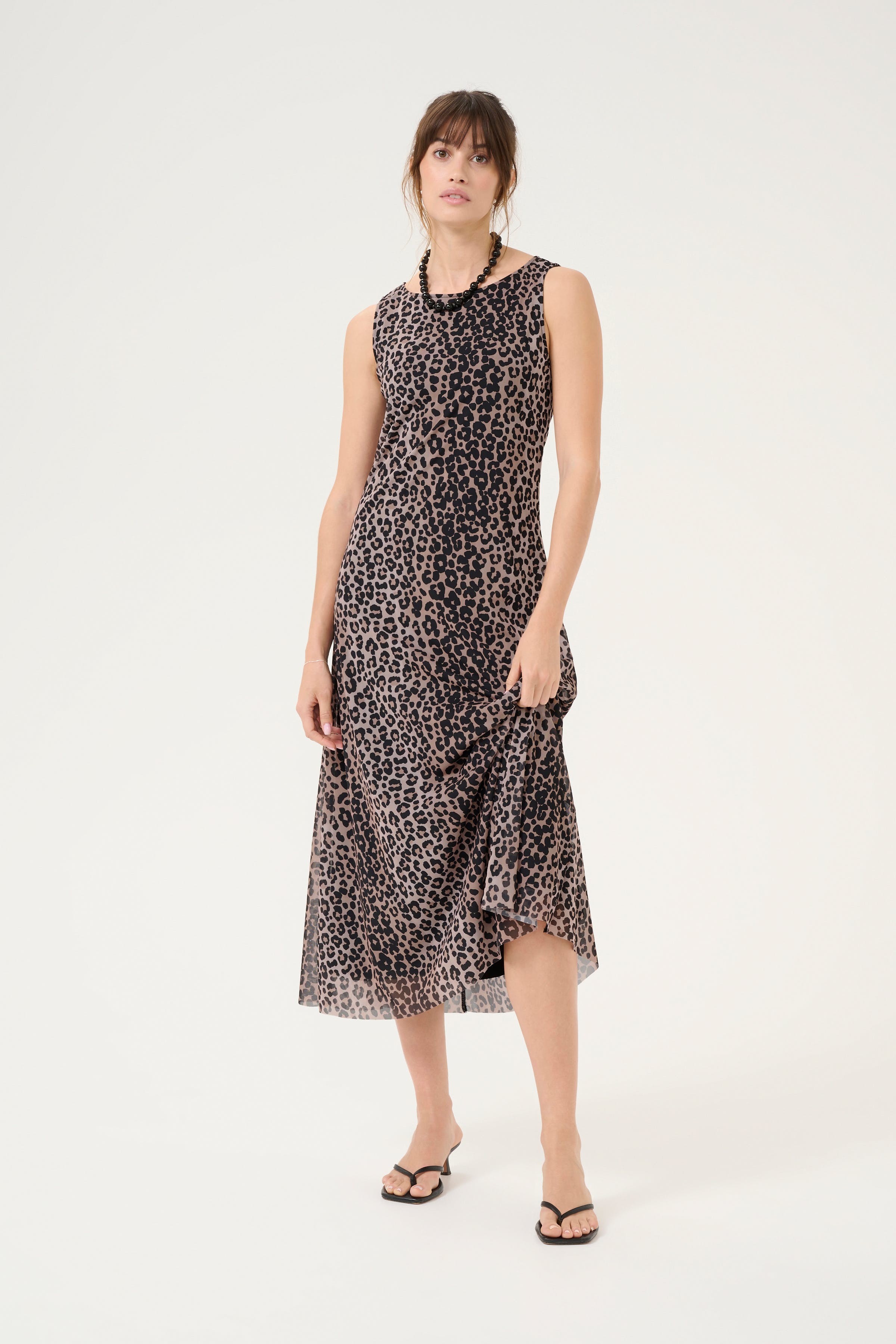 CUattie Leopardenkleid LOOKBOOK FRONT 50111706-107355