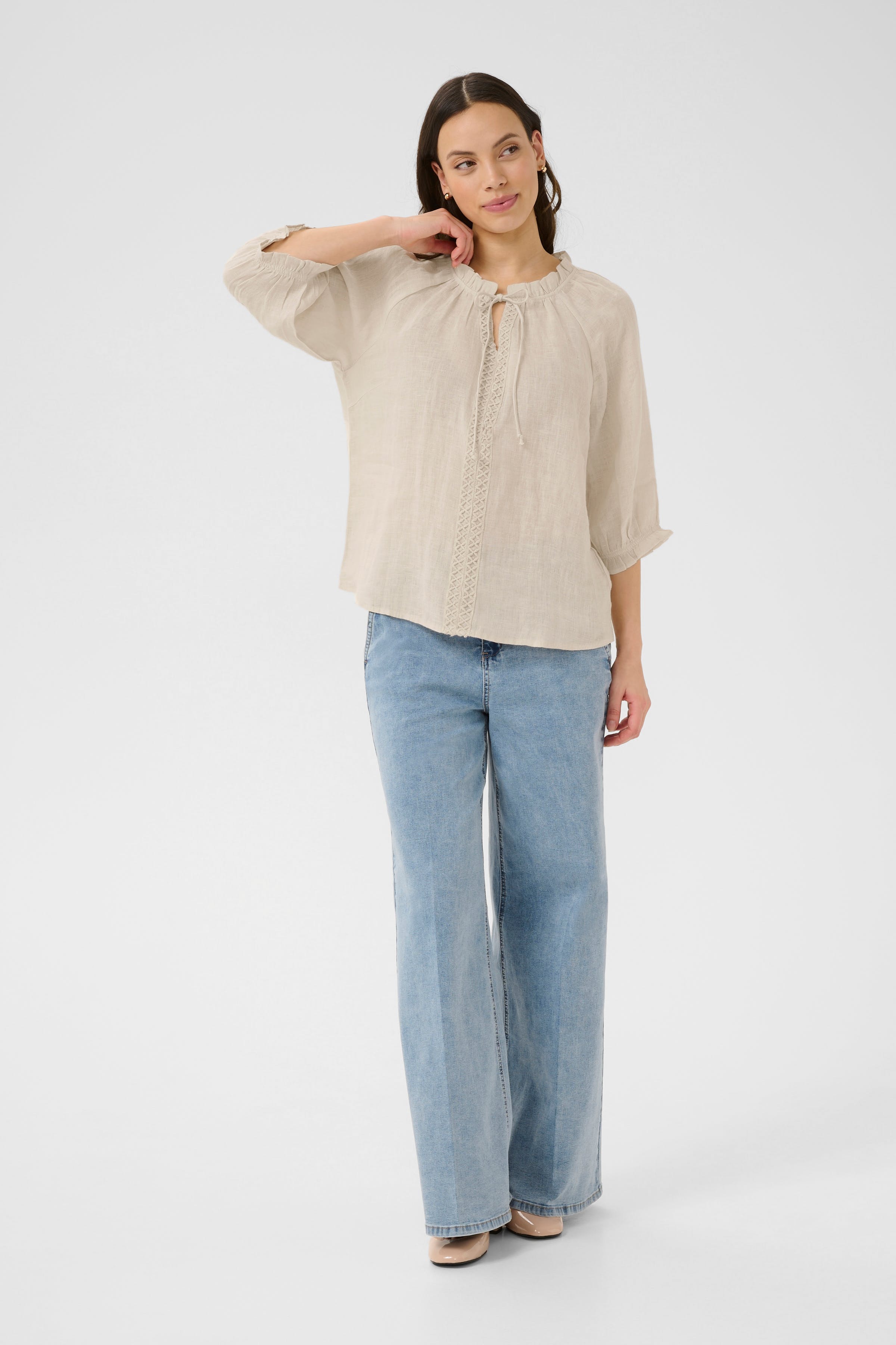 CRBellis Hørbluse LOOKBOOK FRONT 10613469-104537