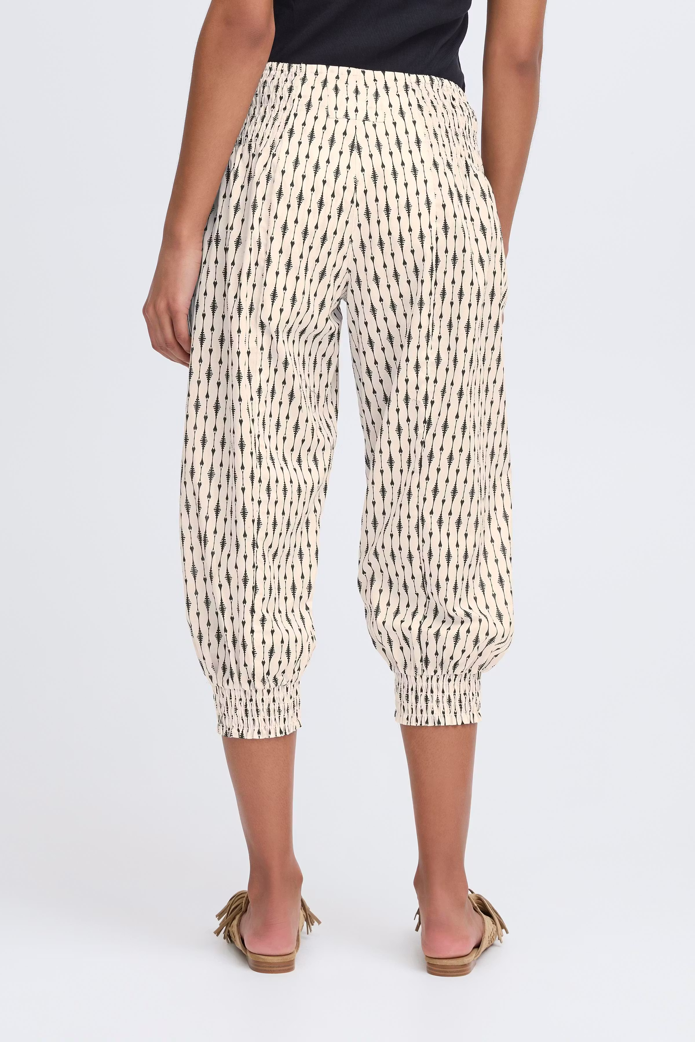 PZJILL Wide Capri Bukser LOOKBOOK BACK 50200339-205178