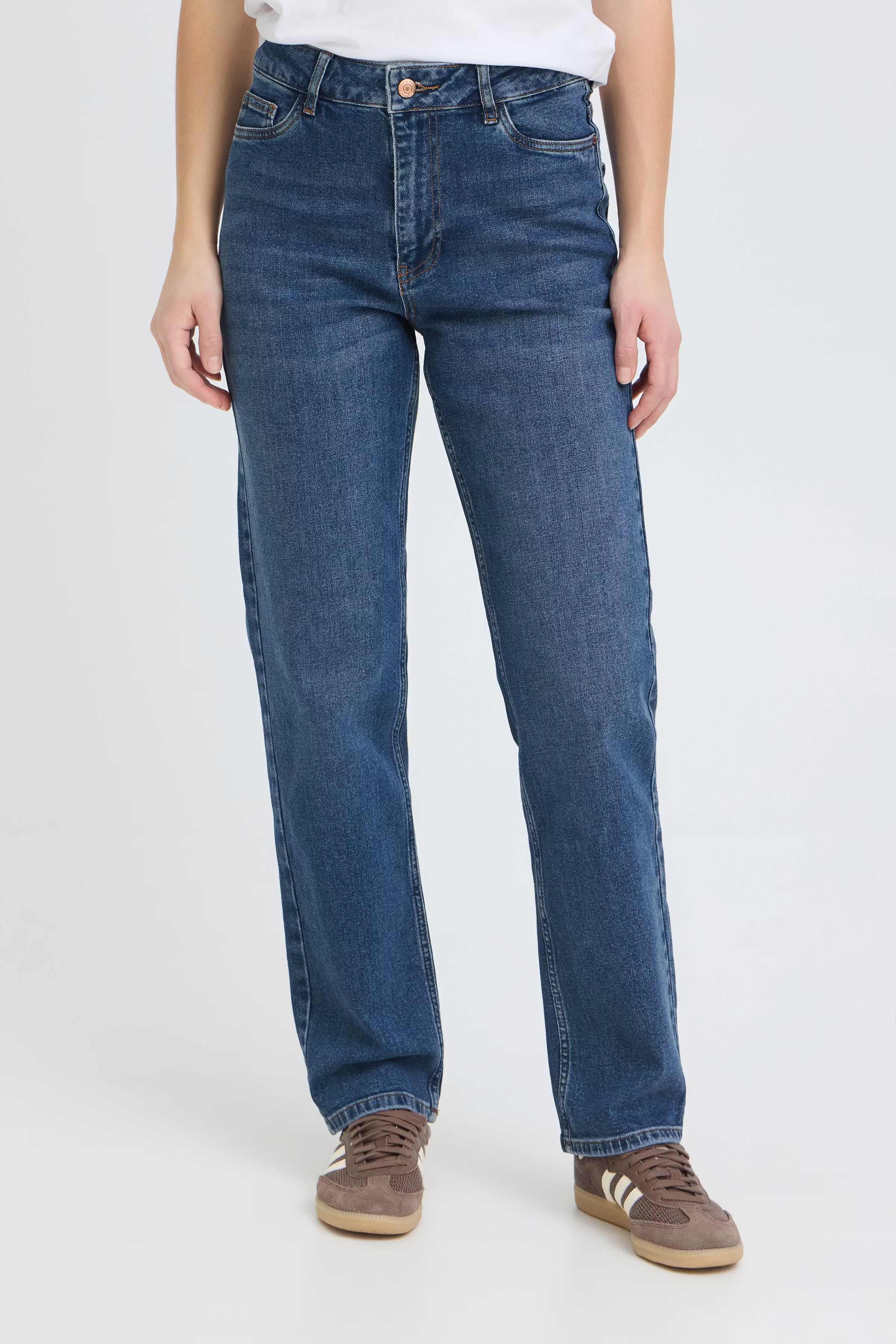 PZLIVA UHW Jeans Straight Leg LOOKBOOK FRONT 50206516-200005