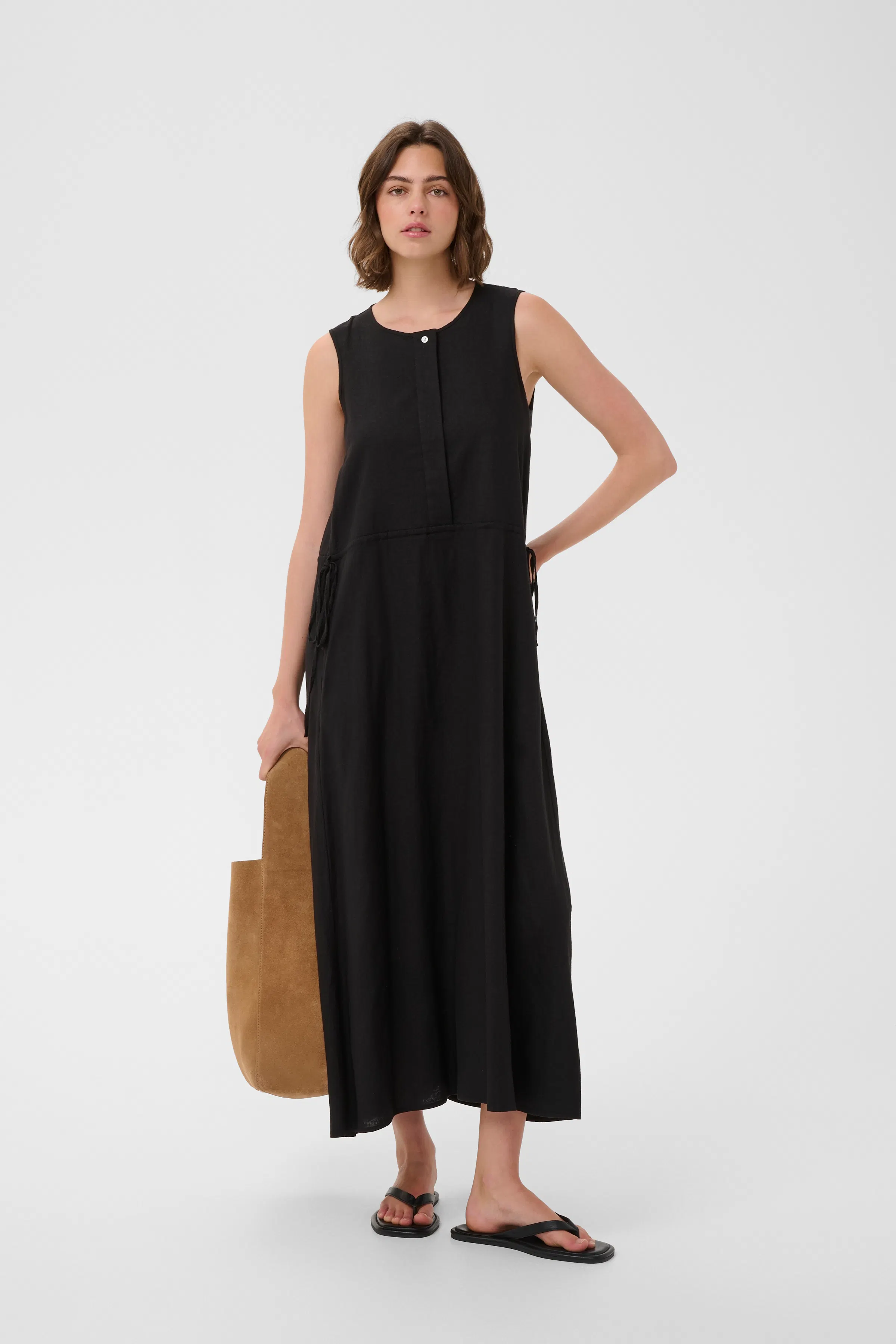 ROWANIW Linnen Jurk LOOKBOOK FRONT 30112487-194008