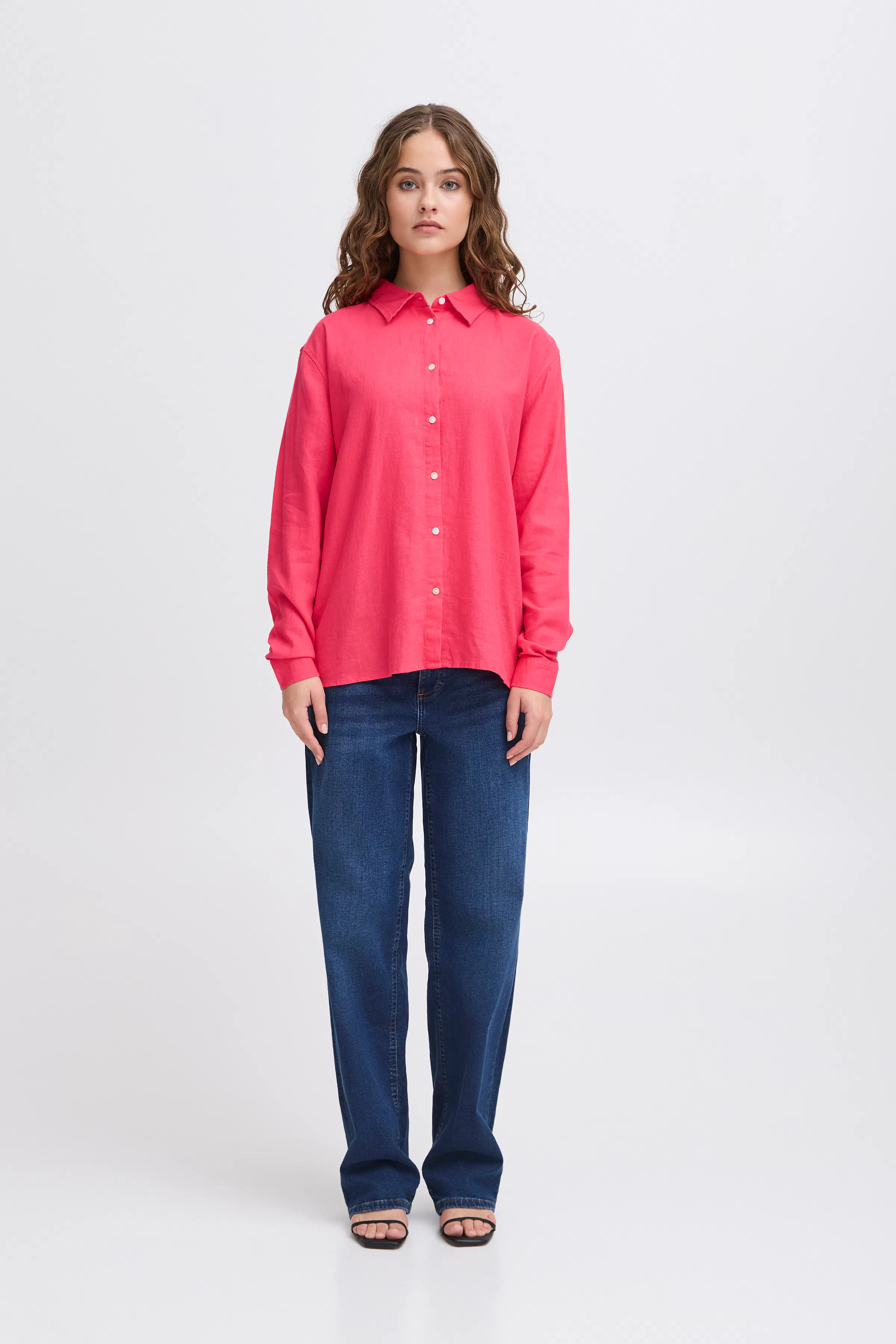 IHLINNO Overhemd met lang mouwen LOOKBOOK FRONT 20122920-171753