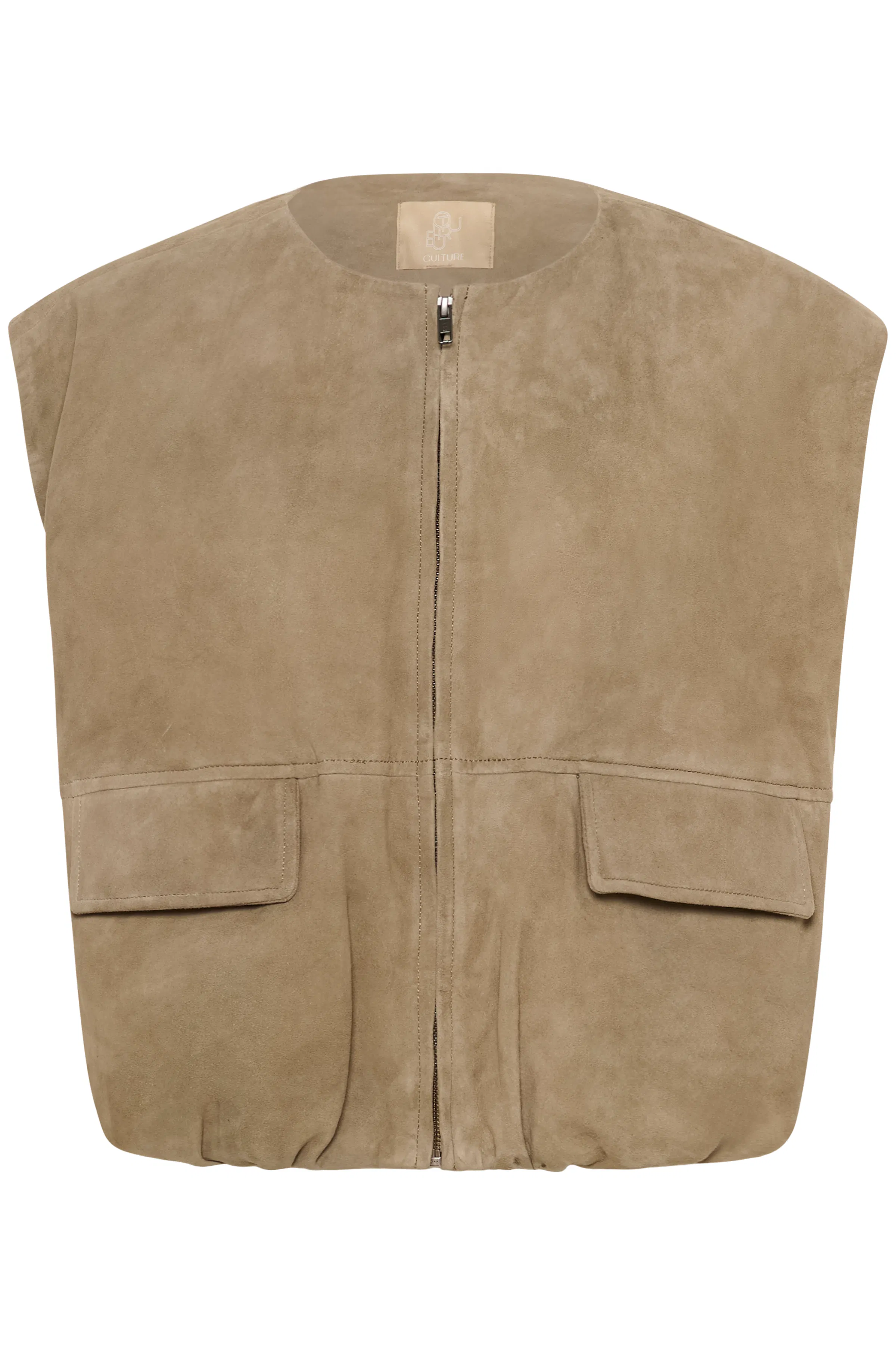 CUannemie Suede waistcoat PACK FRONT 50112731-171009